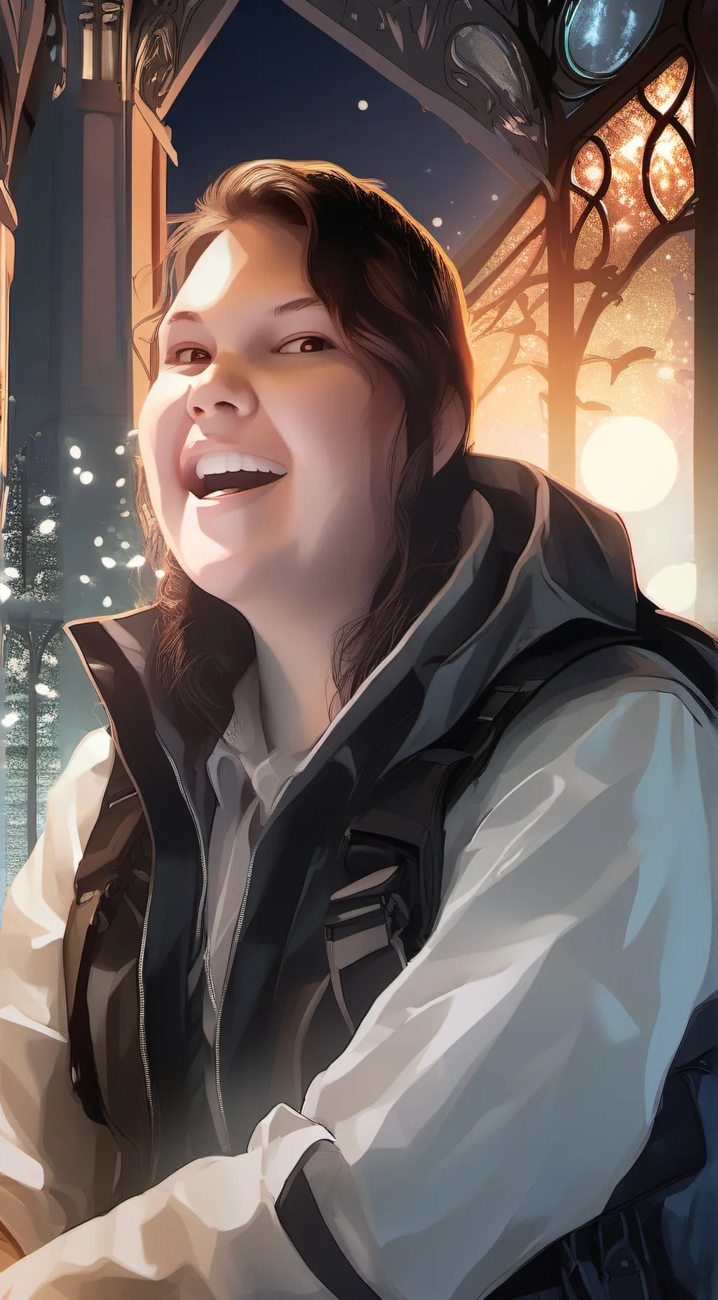 ai character: sexy background