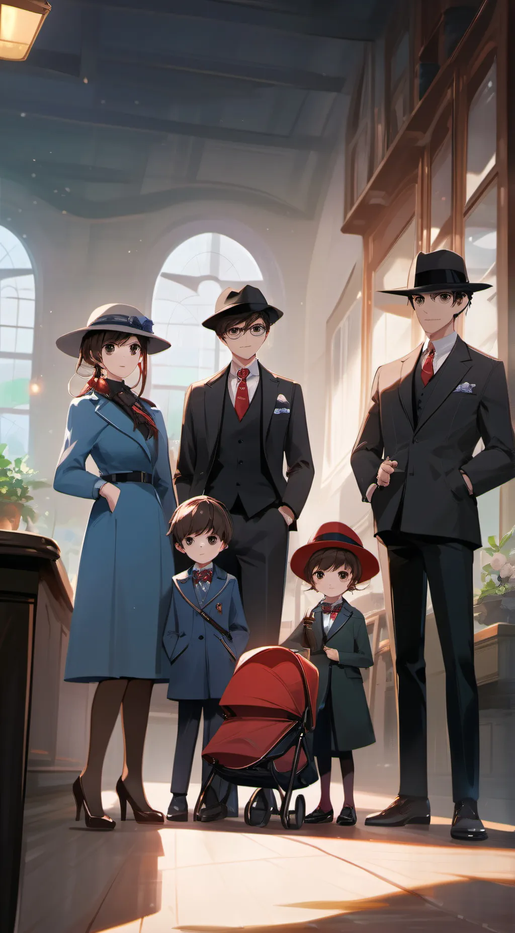 ai character: spyxfamily background