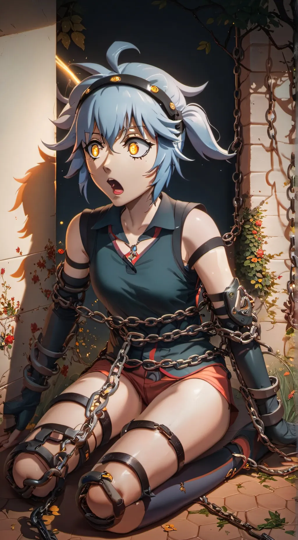 ai character: POV captured background