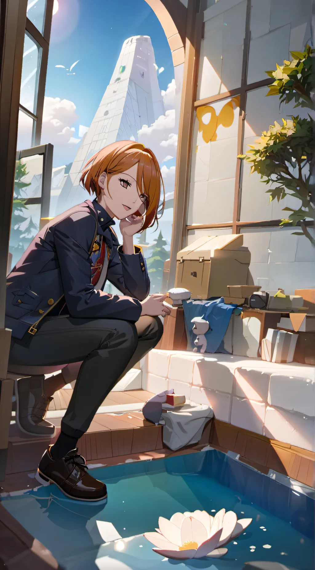 ai character: NobaraKugisaki  background