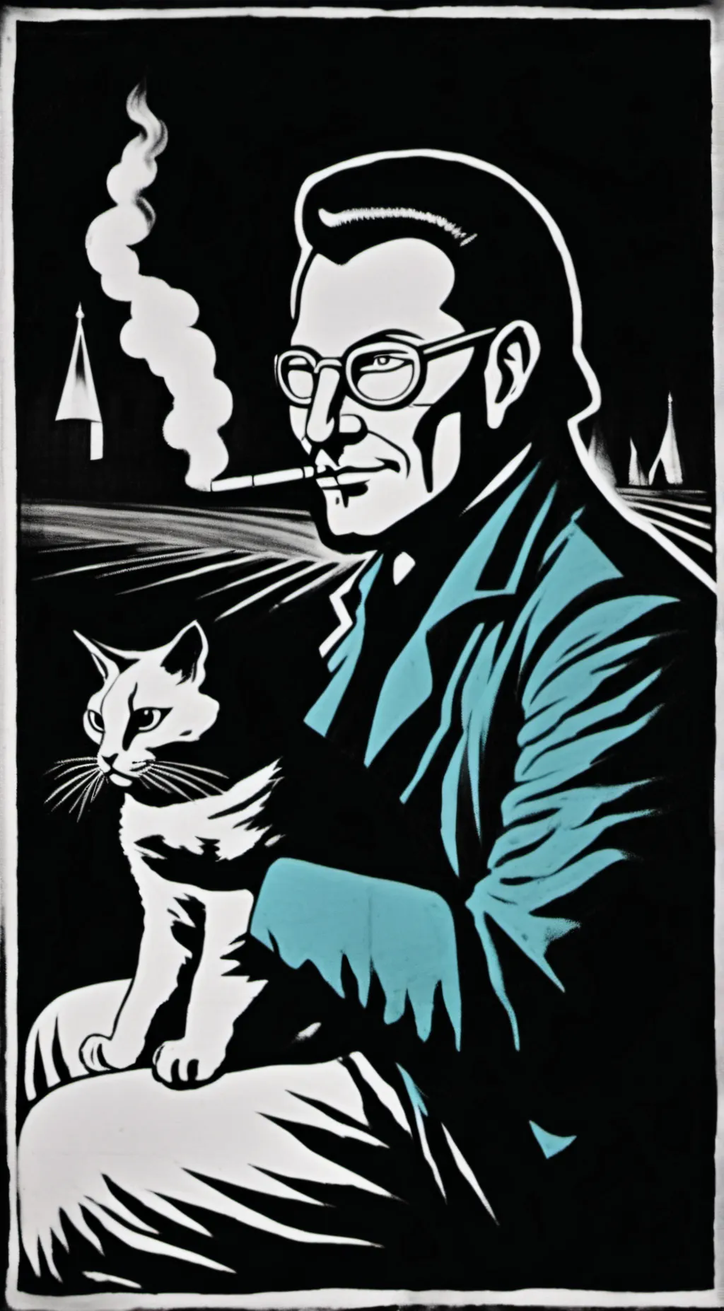 ai character: Max Stirnir  background