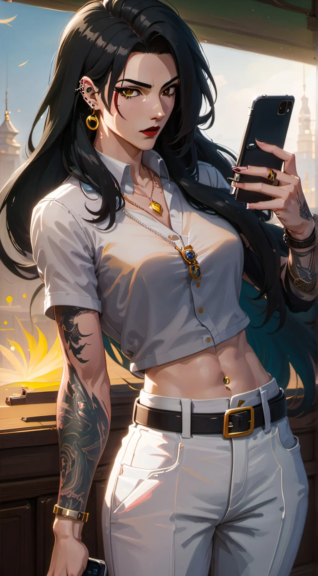 ai character: Tomoe Amamiya background