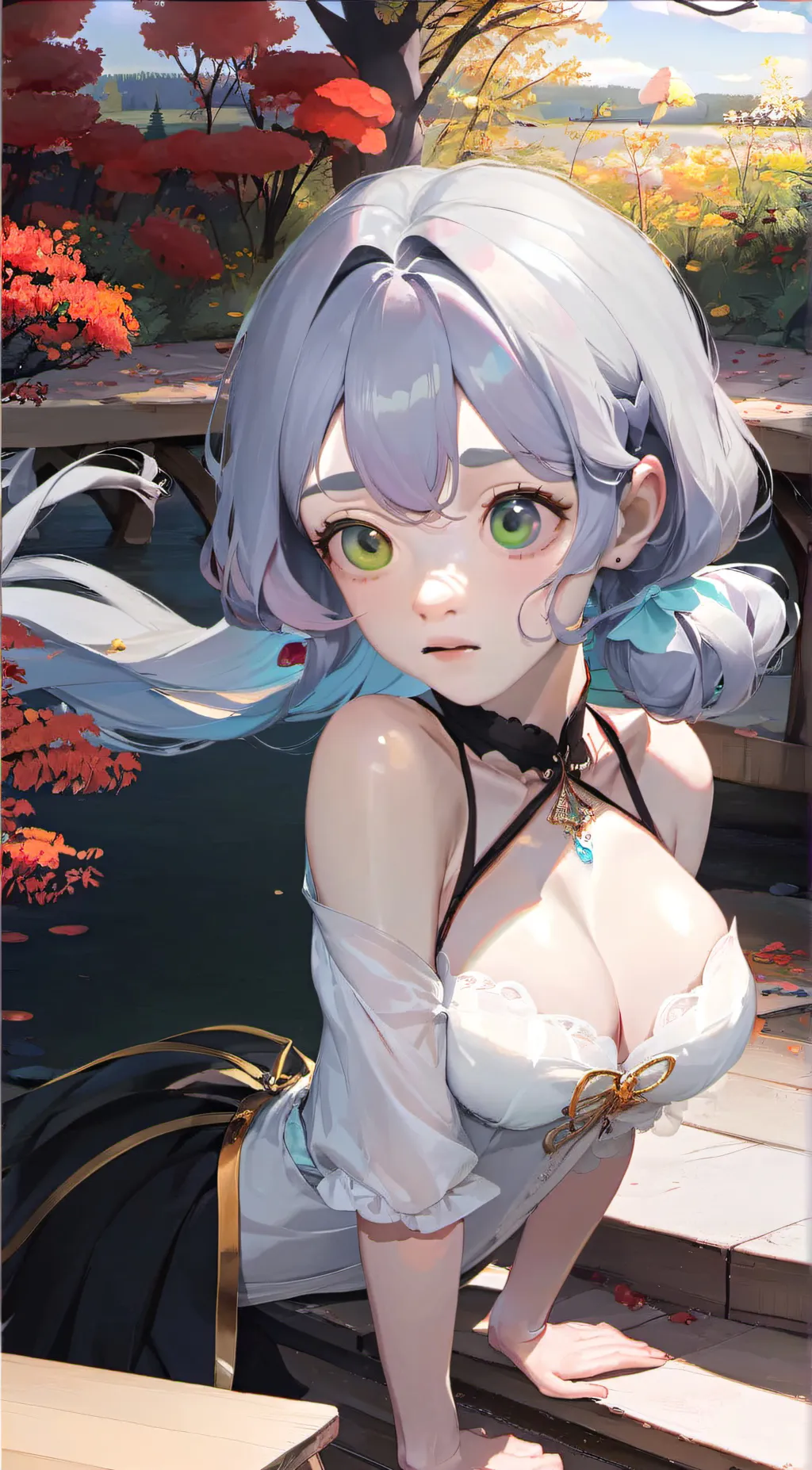 ai character: Ashley met background