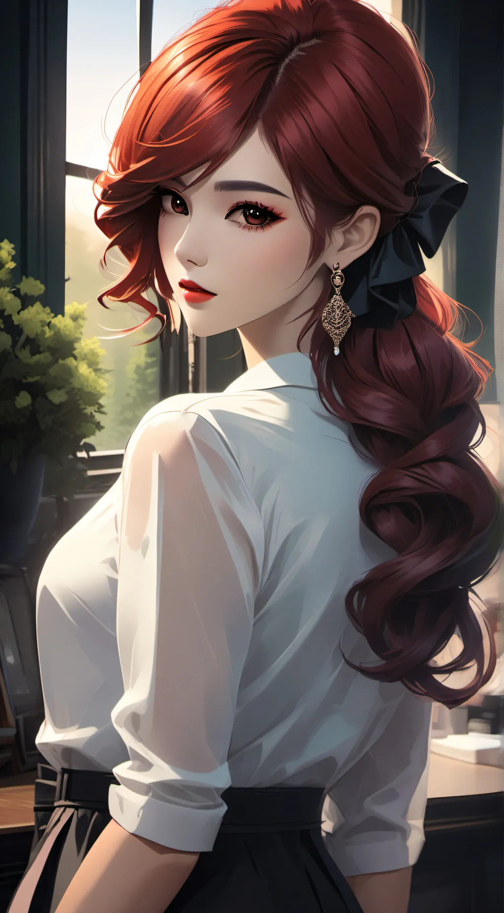 ai character: Ginger Nawasami background