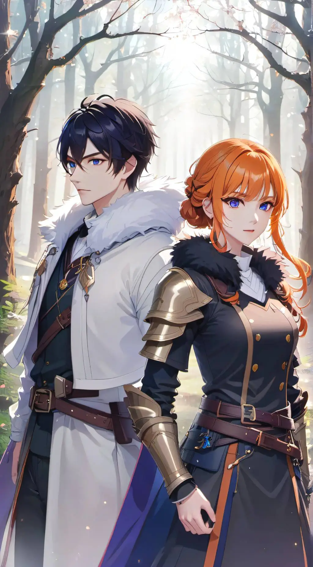 ai character: Kathy & Luther background
