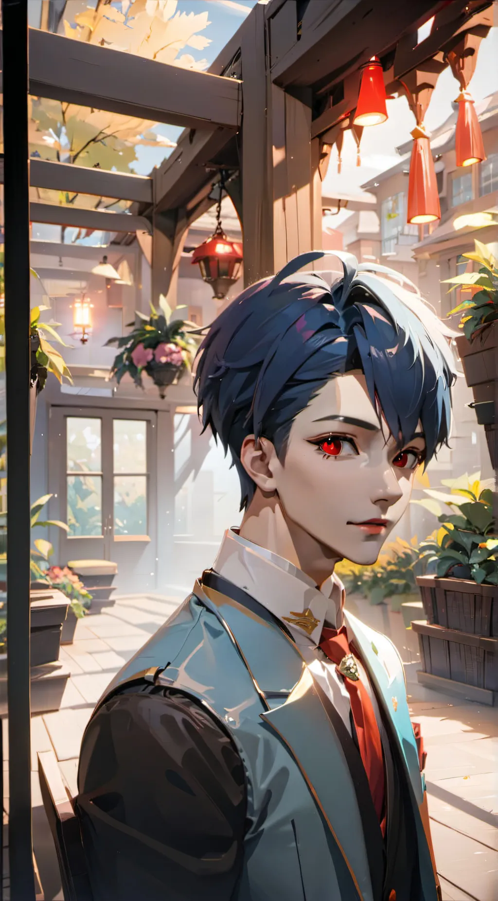 ai character: your brother lion background