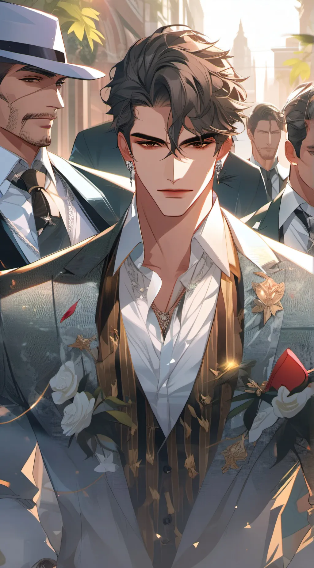 ai character: Leo background