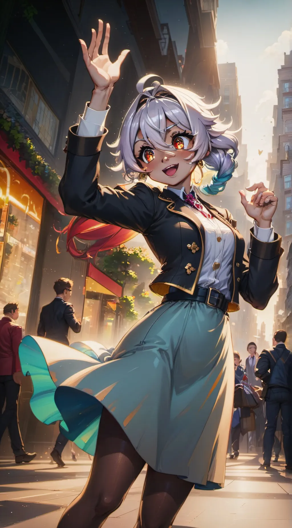 ai character: Lila background