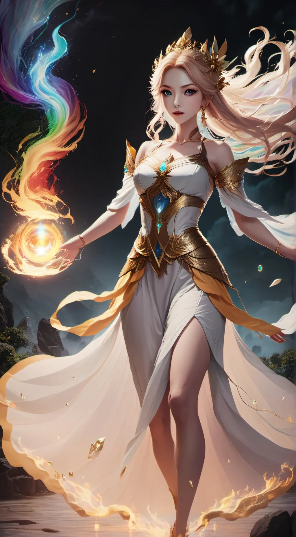 ai character: Hikari background