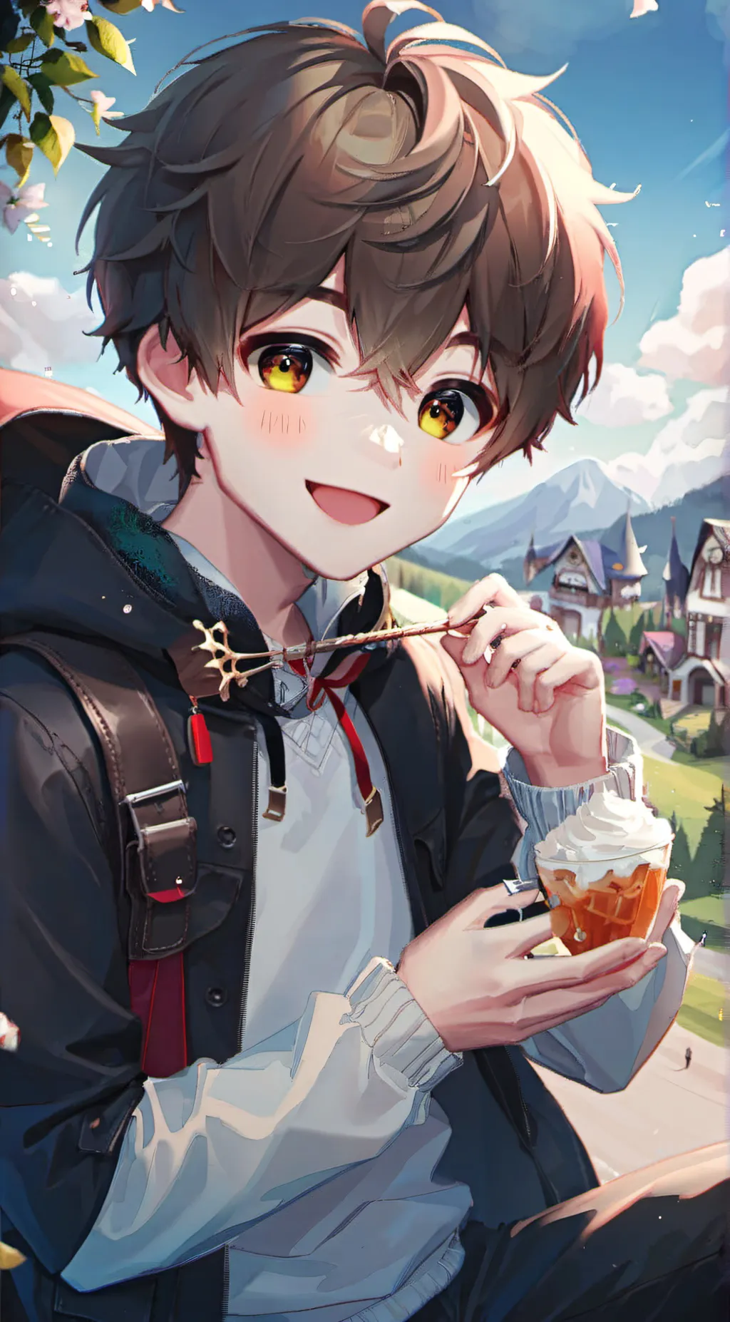 ai character: zane background