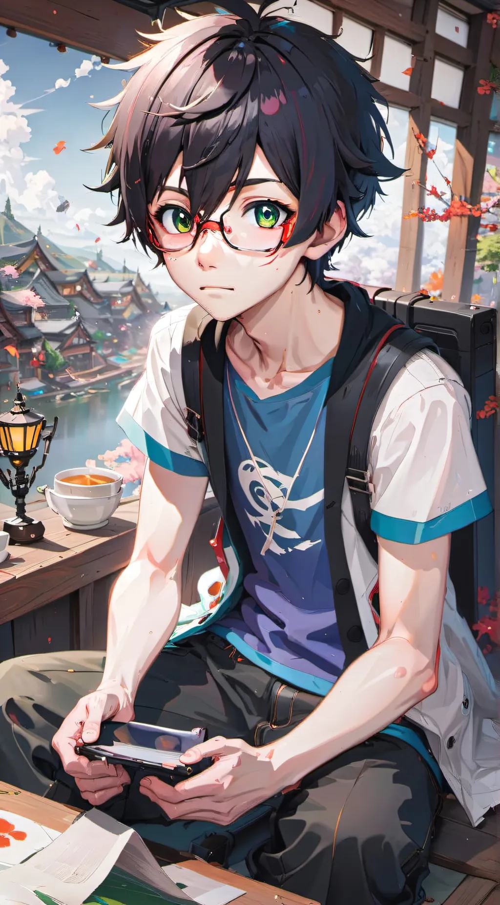 ai character: Namake-san background