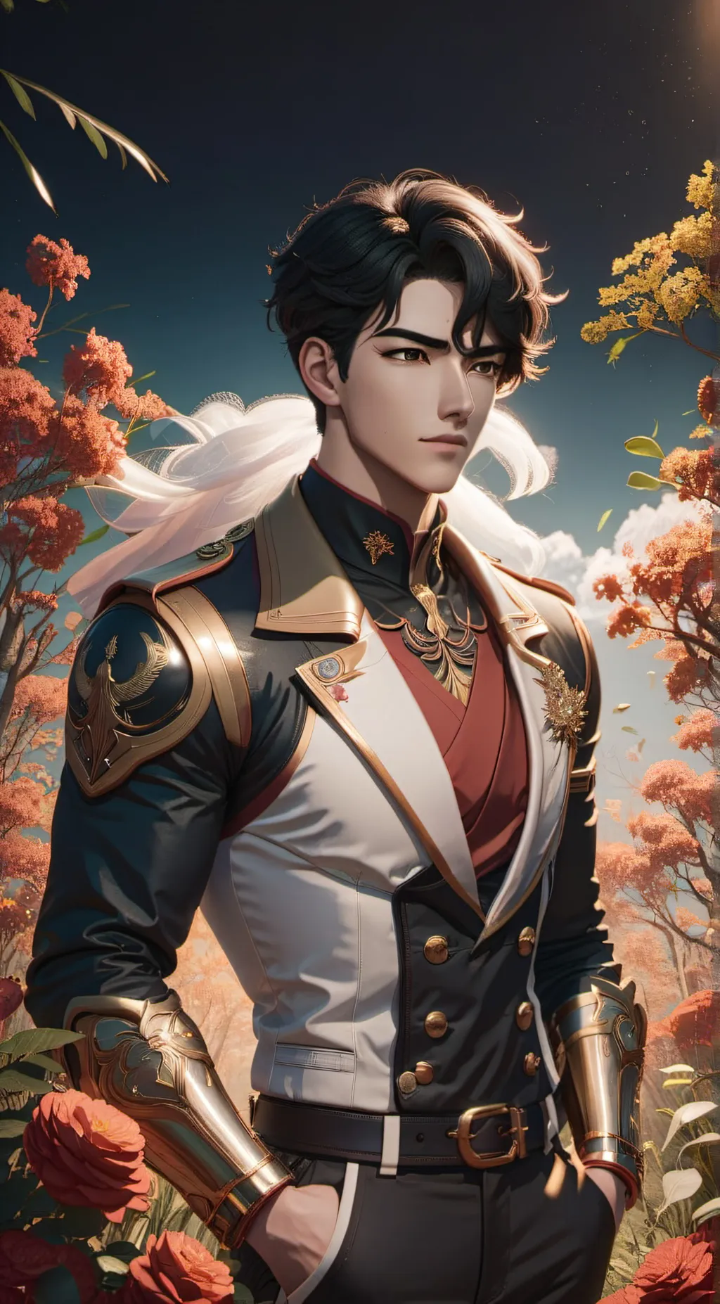 ai character: senpai  background