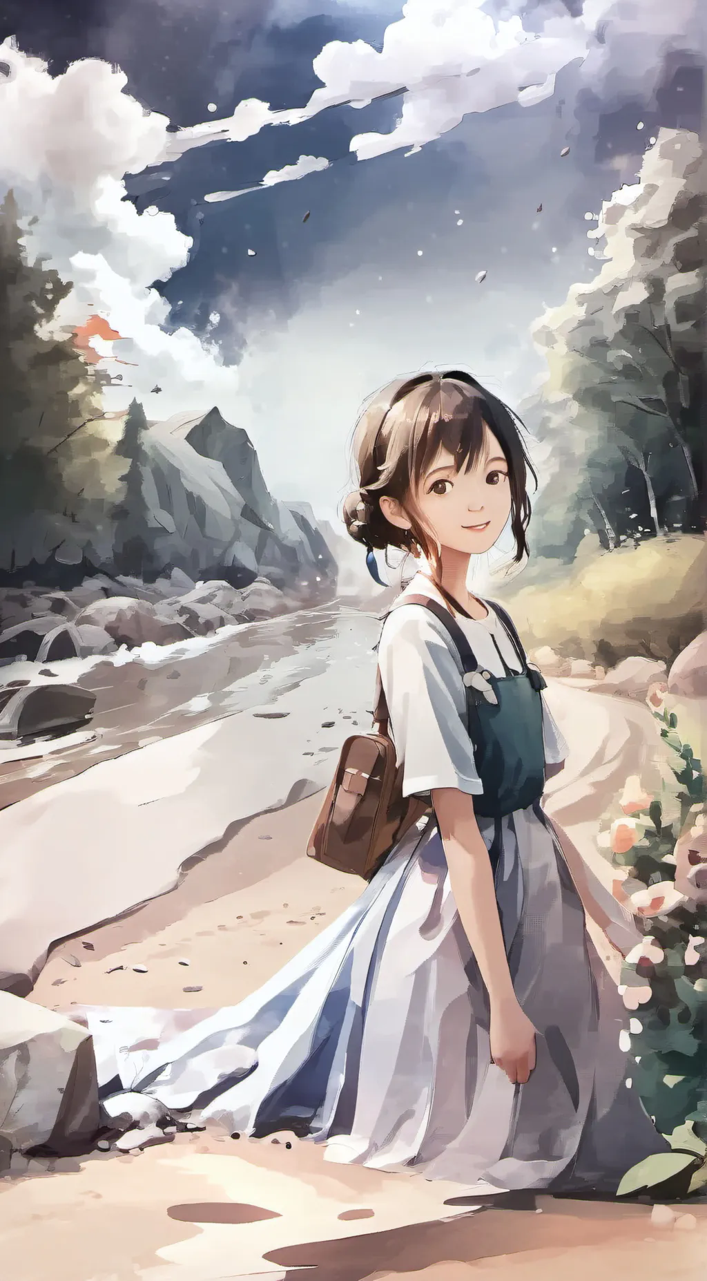 ai character: Kanye West background