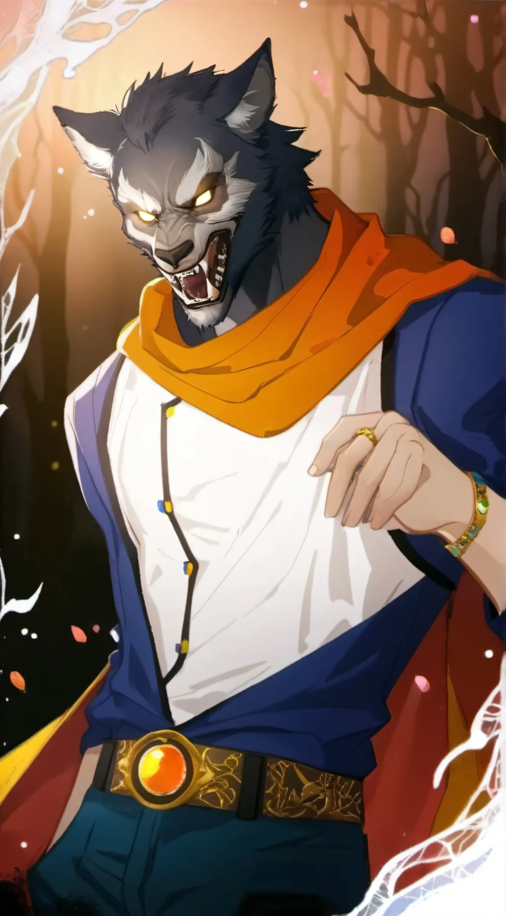 ai character: Mac  background