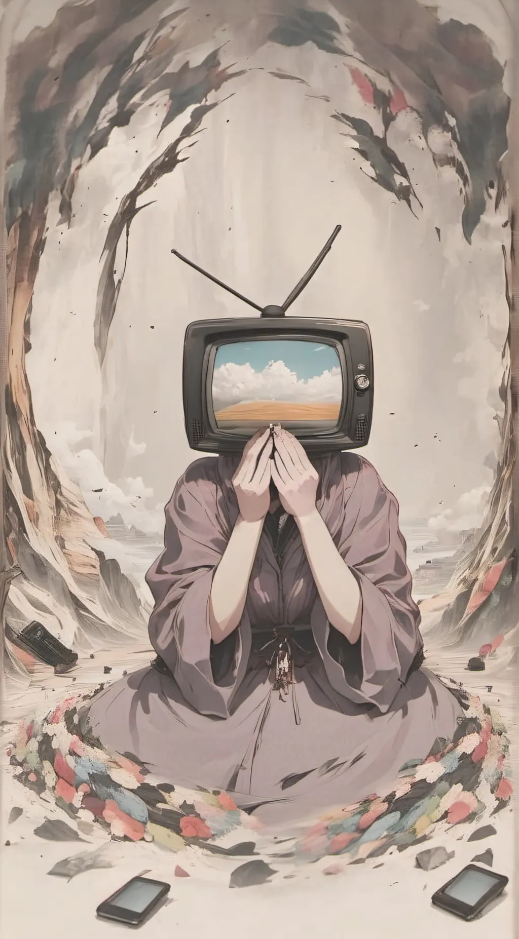 ai character: Hinata background