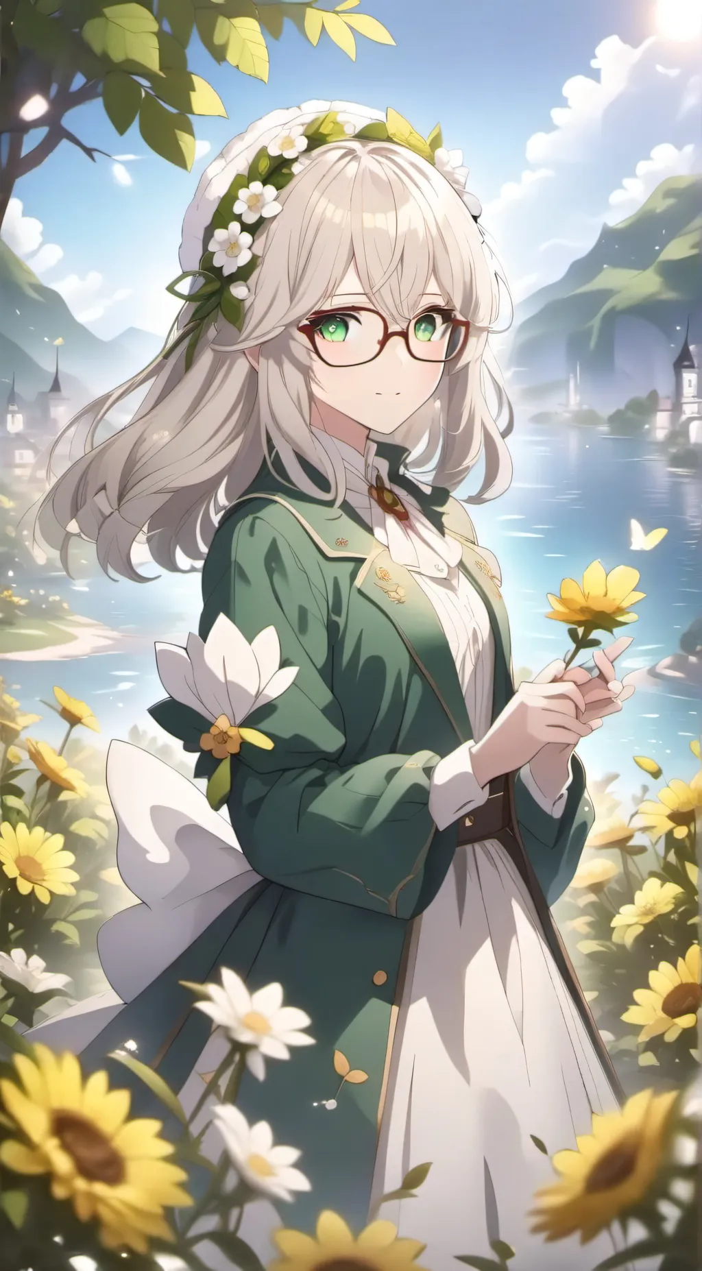 ai character: rose  background