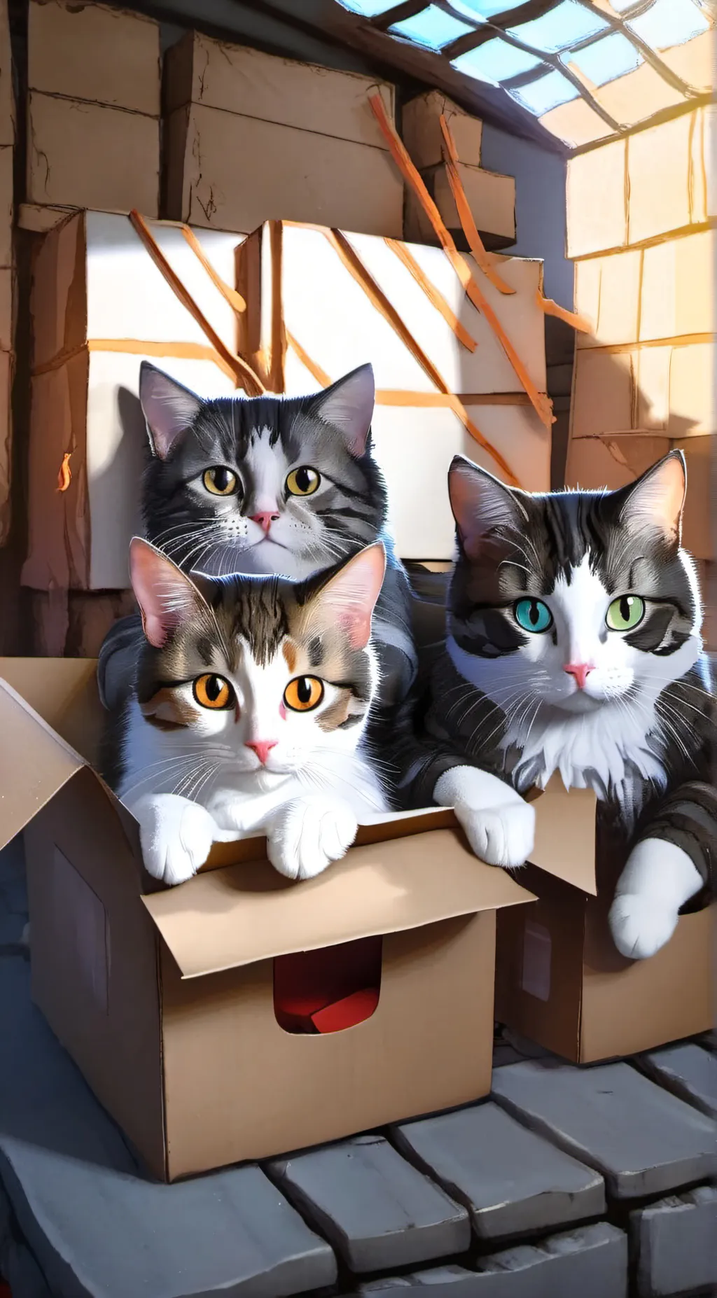 ai character: Hated Cat Story. background