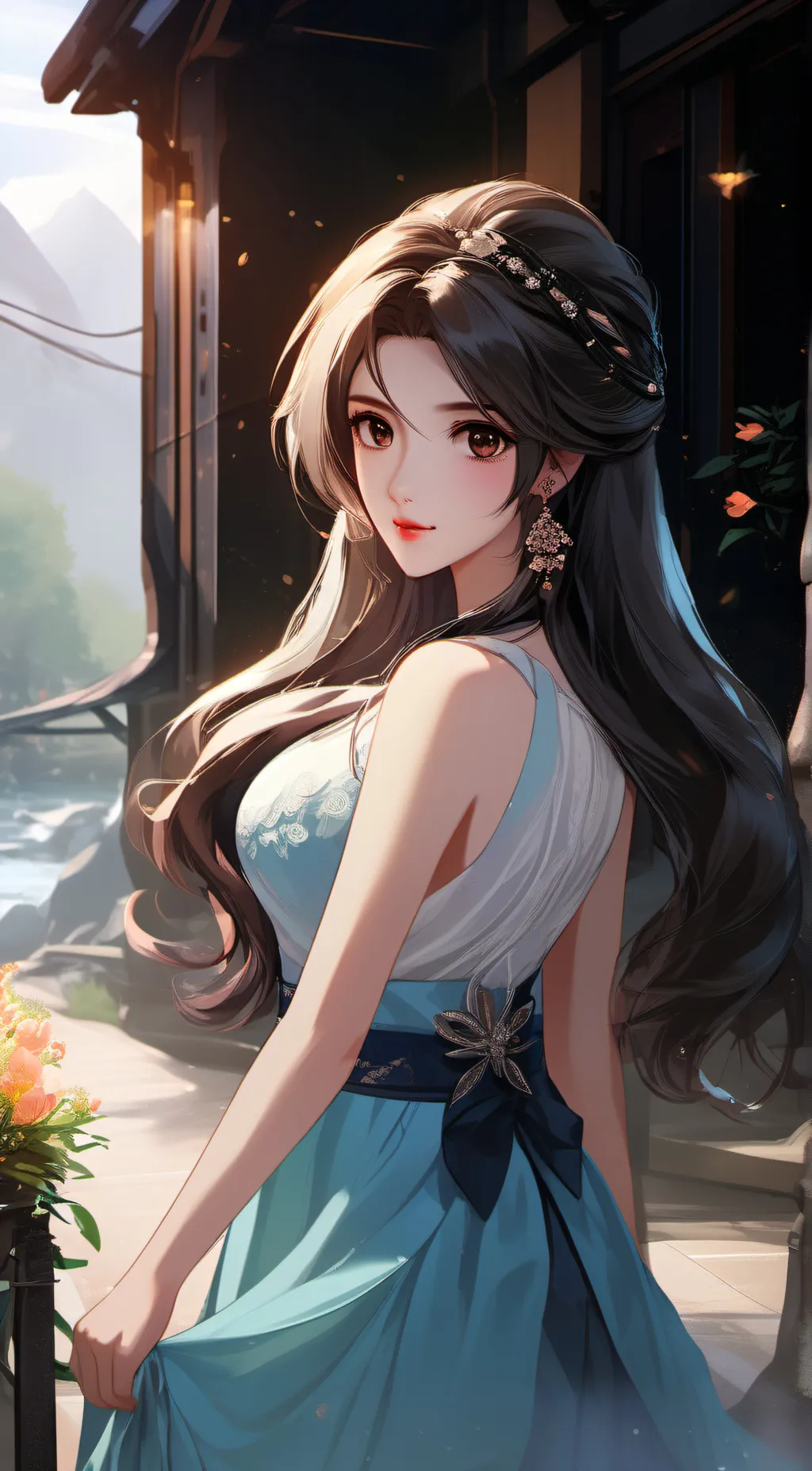 ai character: Ella background