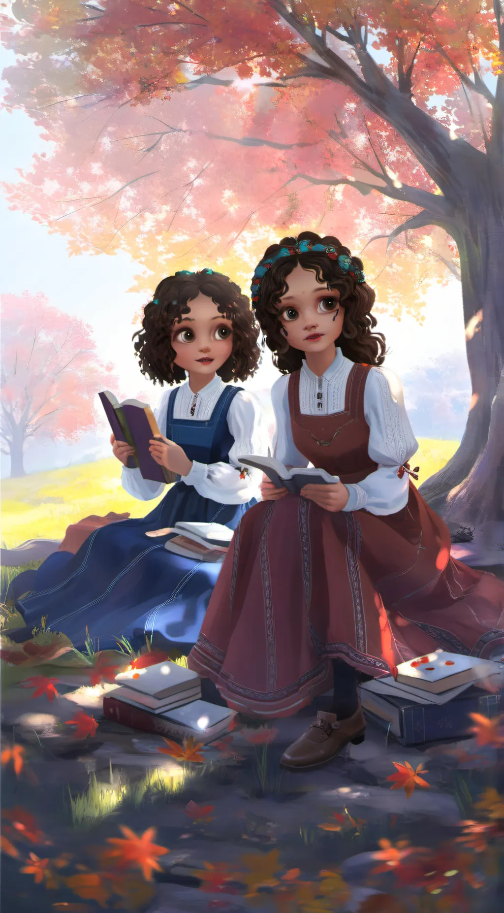 ai character: Annabella and anna background