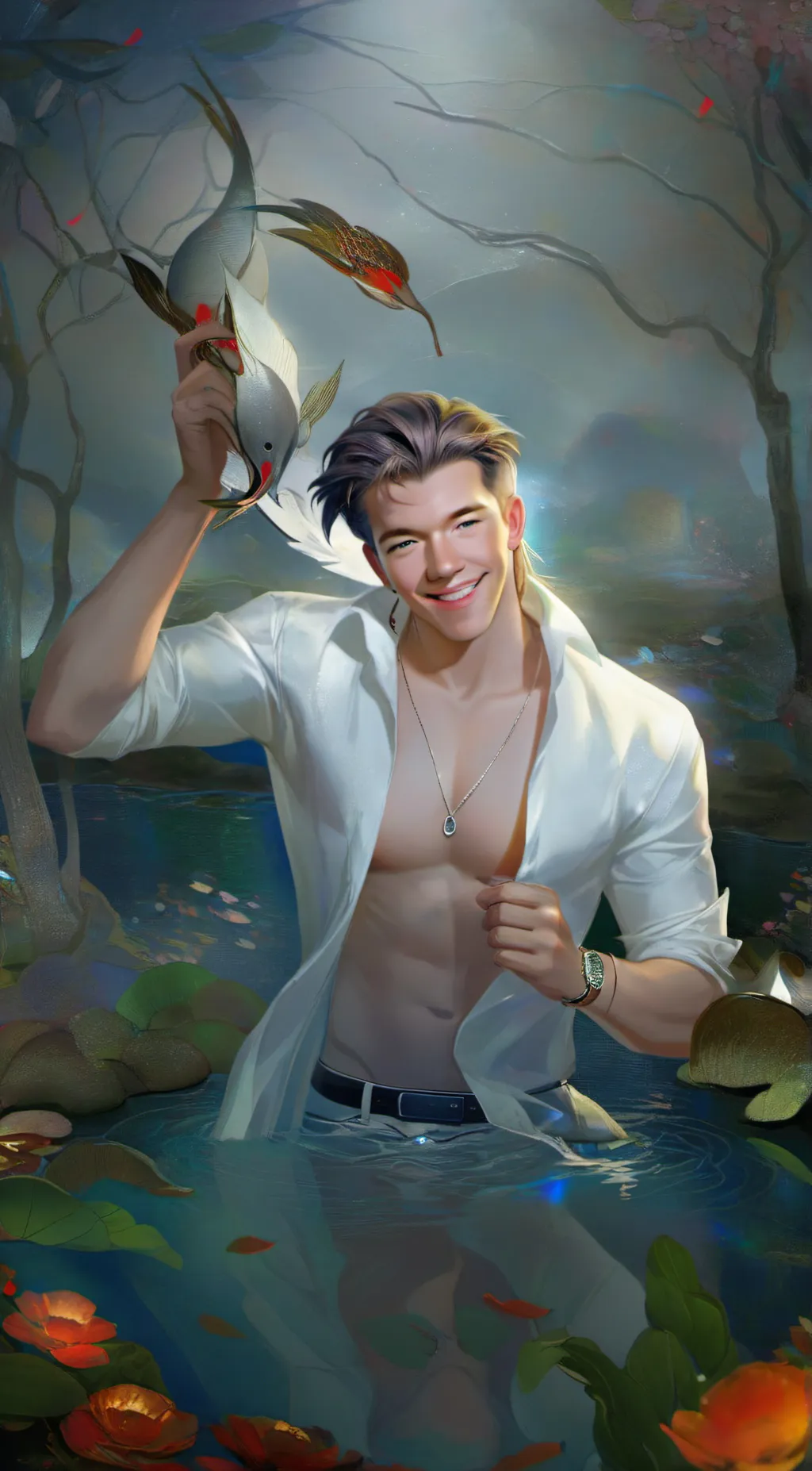 ai character: Rick background