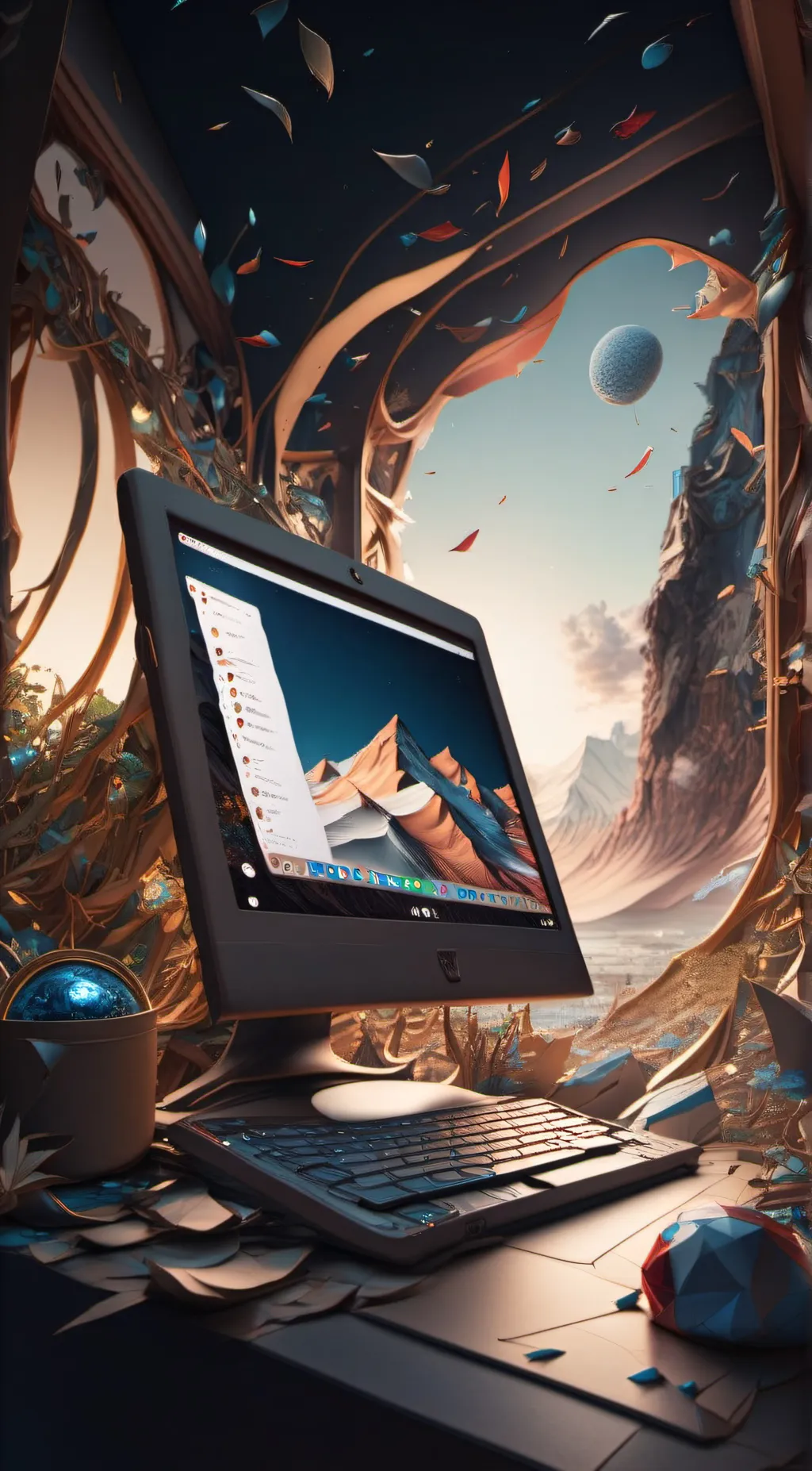 ai character: question bot background