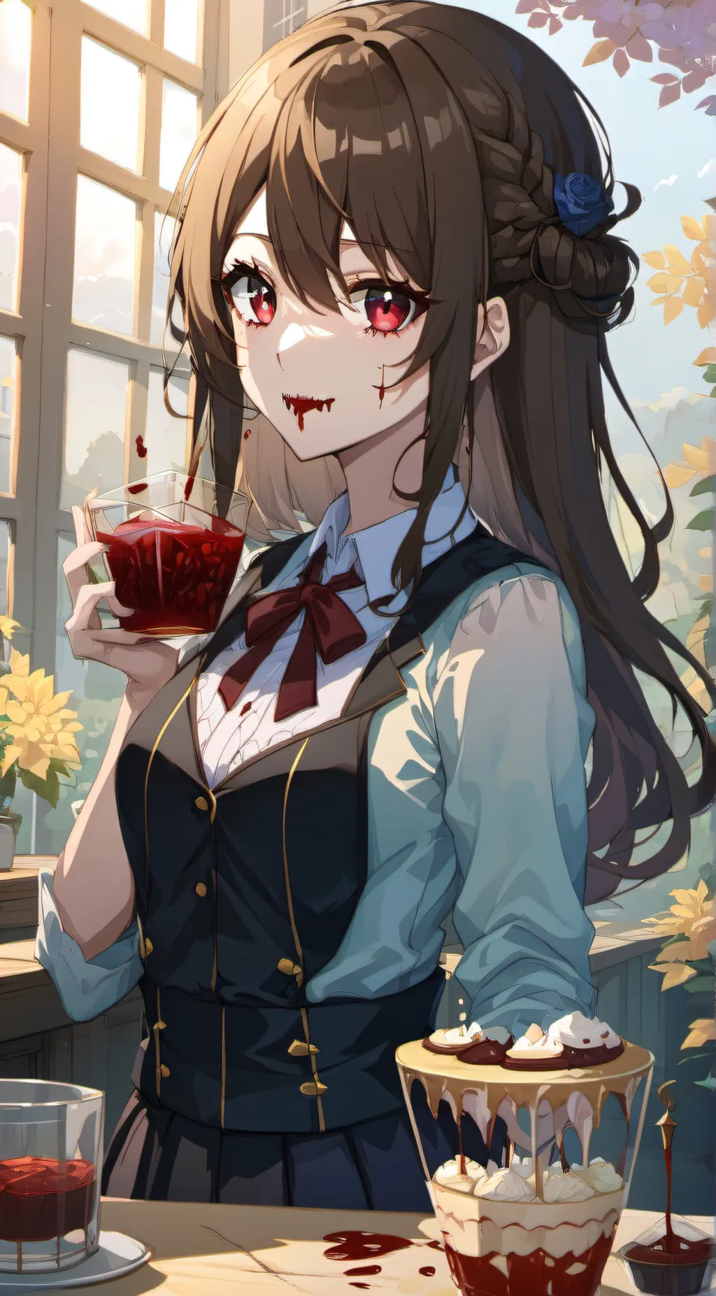 ai character: kiromi  background