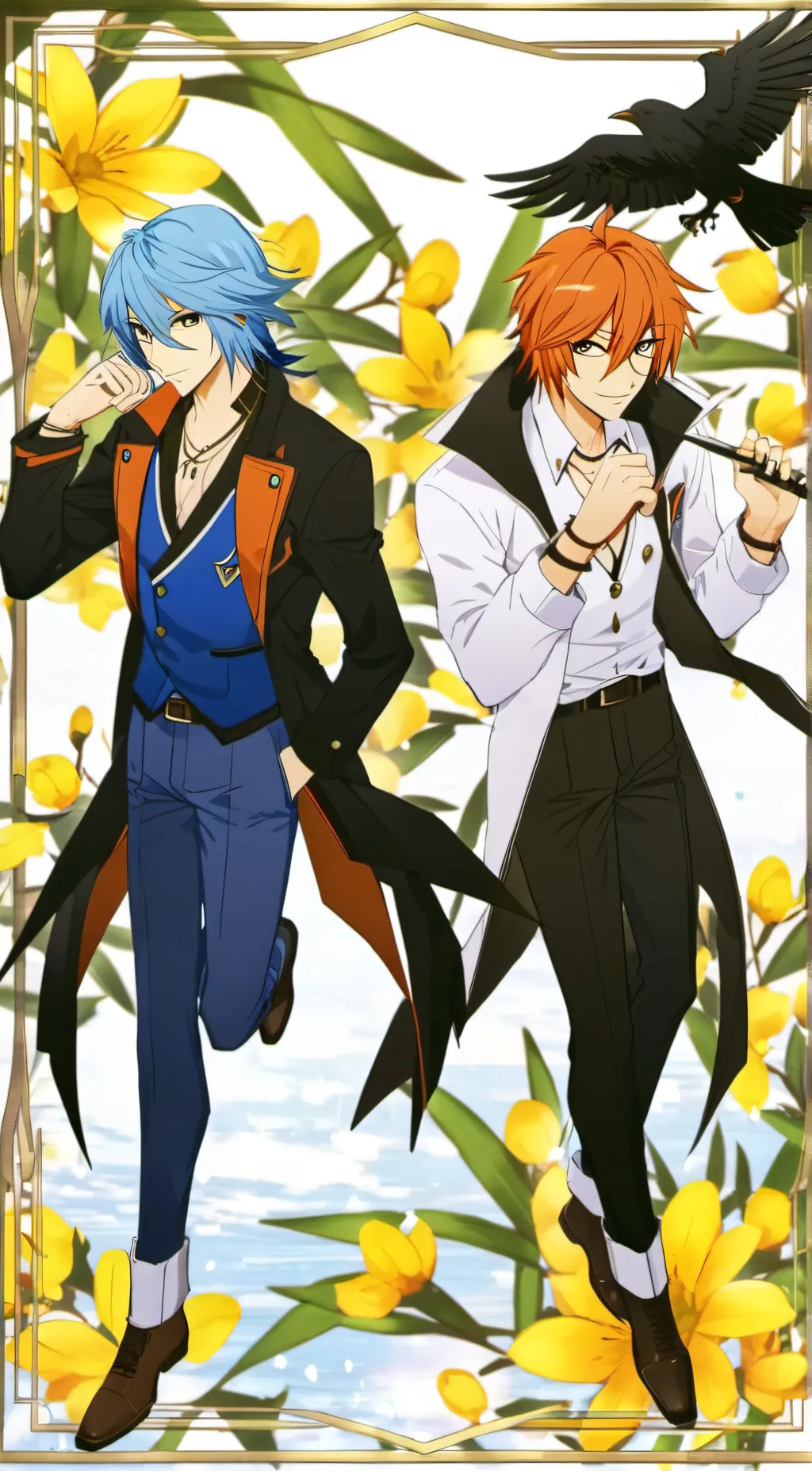 ai character: Kalin x Crow  background