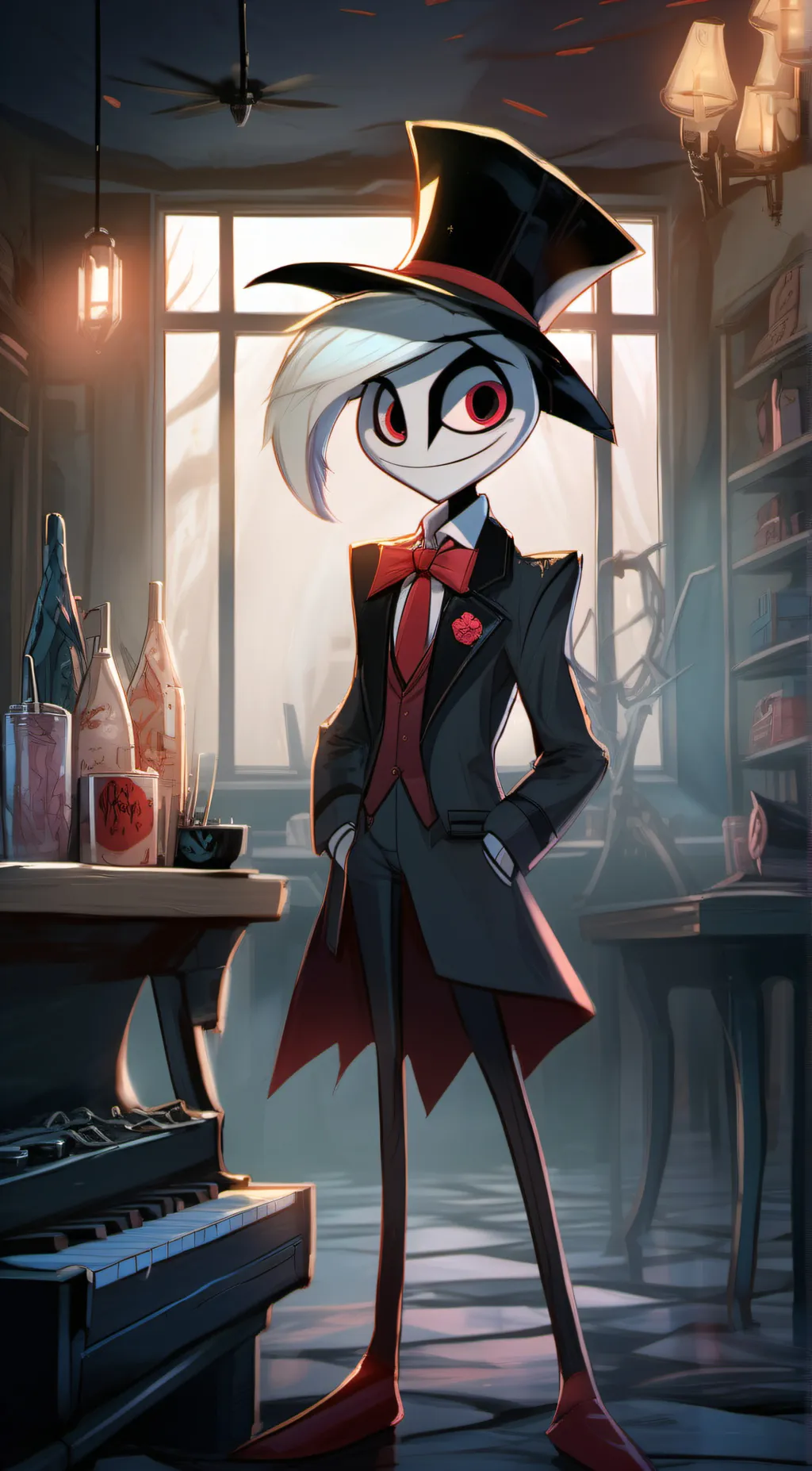 ai character: hazbin hotel background