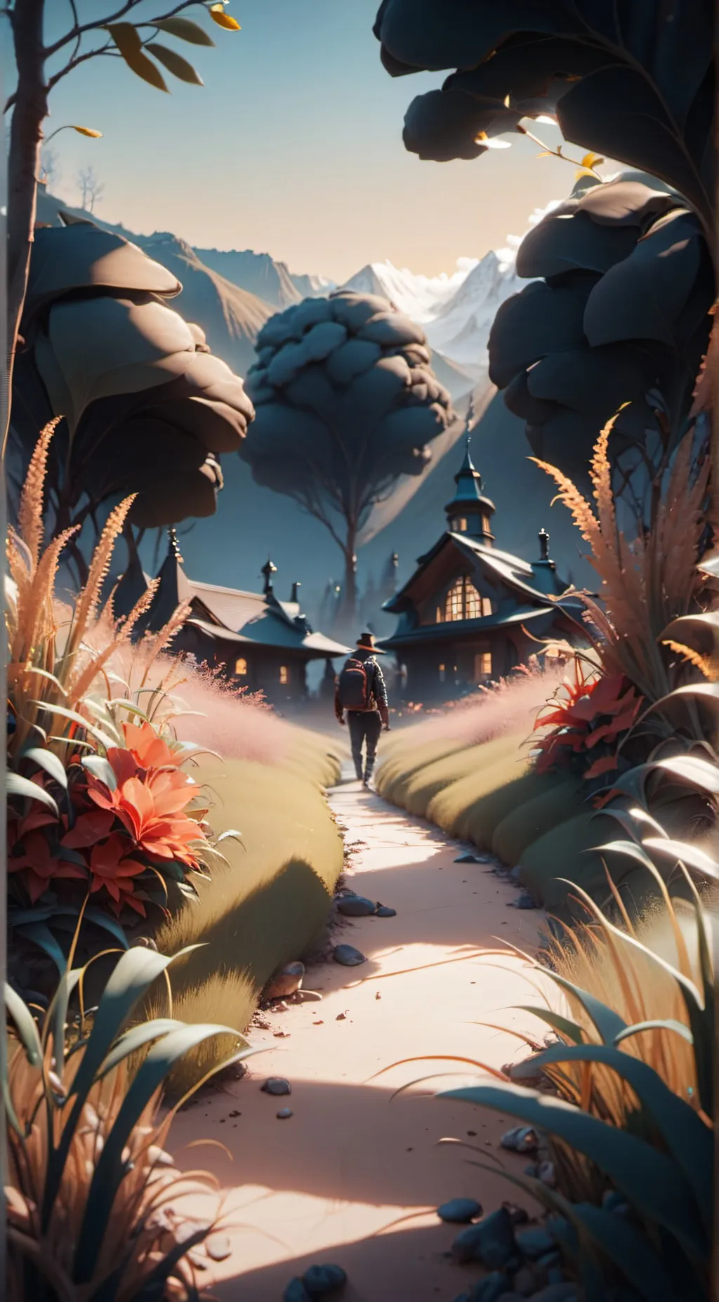 ai character: anger grass background