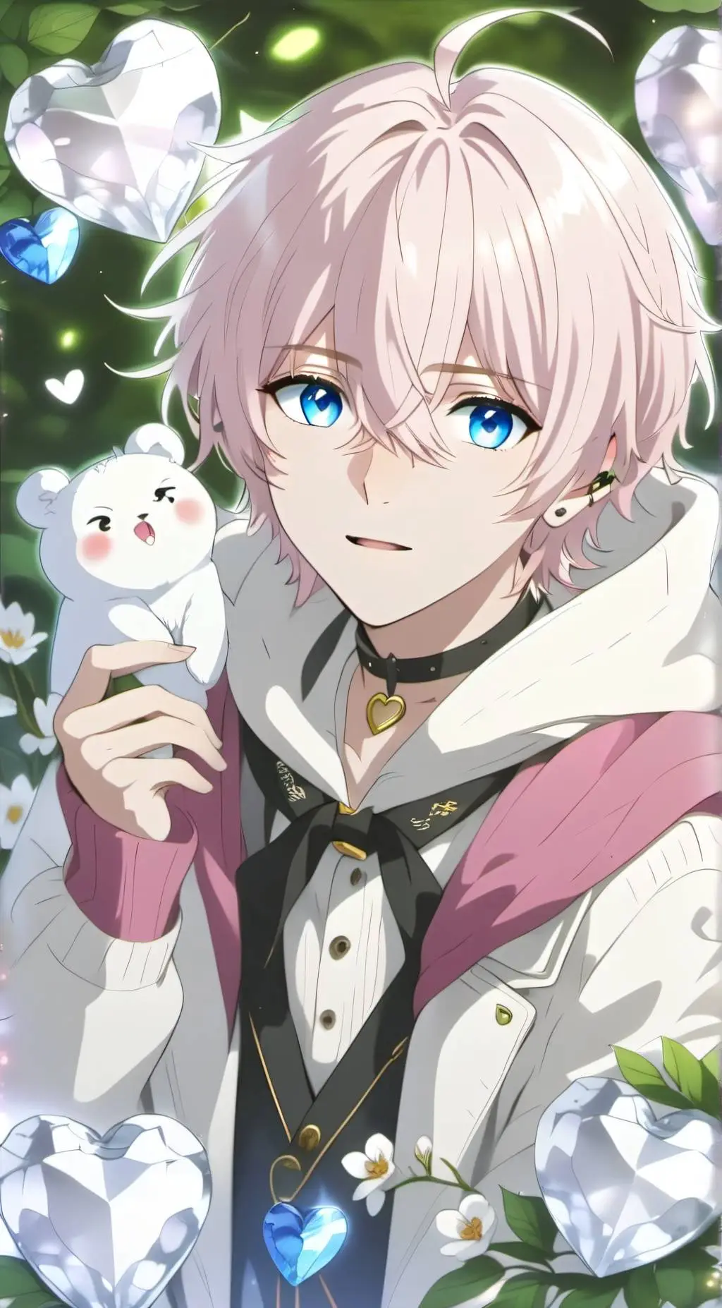 ai character: 🤍🫧Yura🫧🤍 background