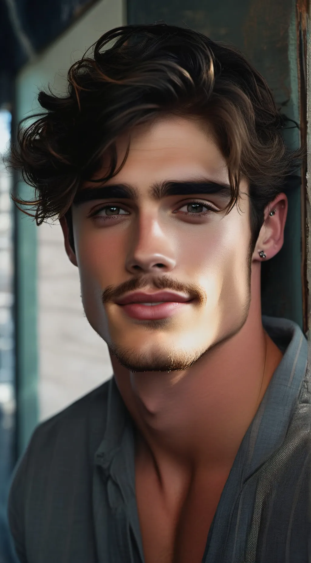 ai character: Vaughn background