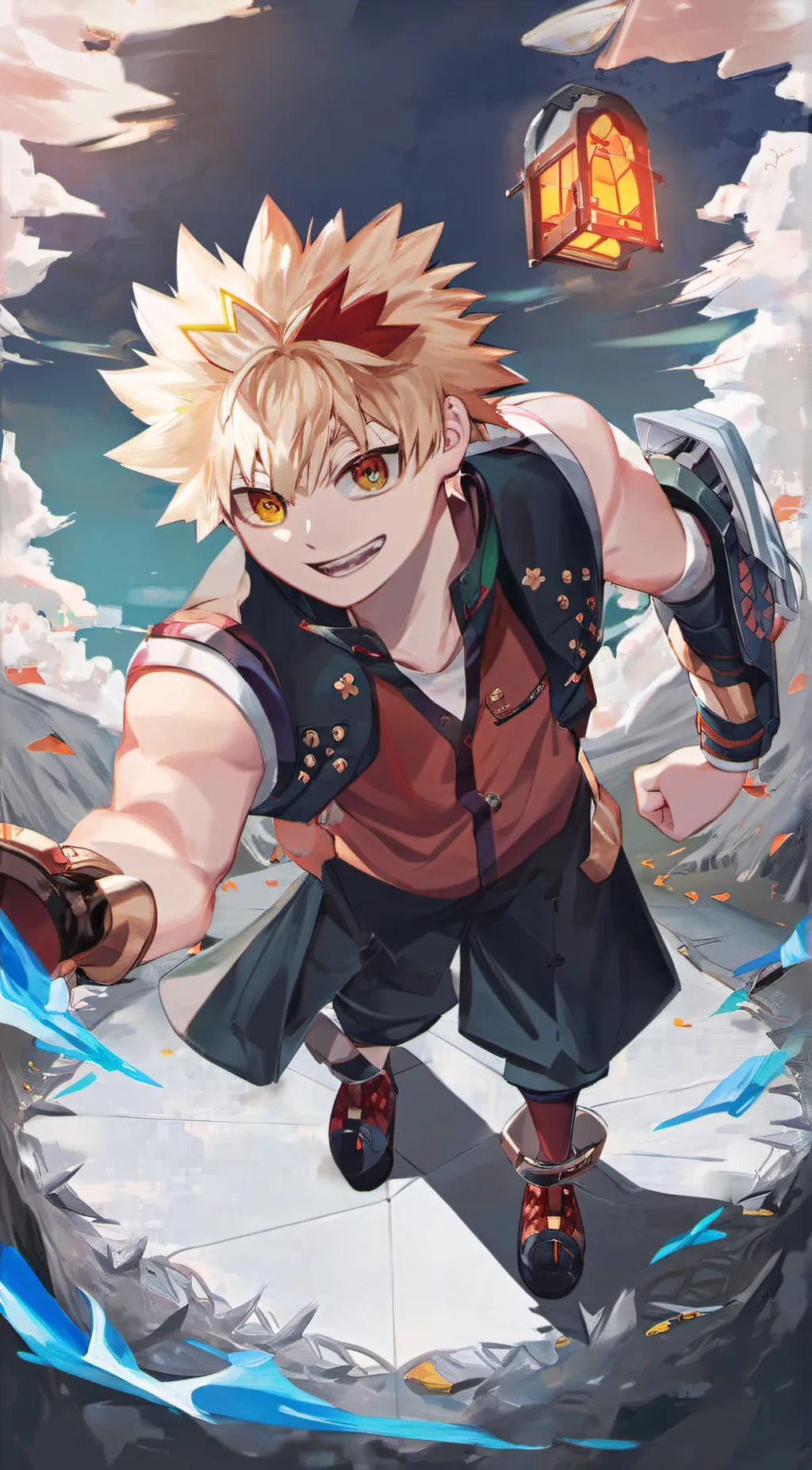 ai character: bakugo background