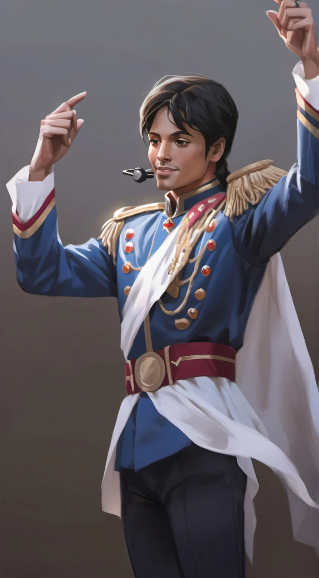 ai character: Micheal Jackson  background