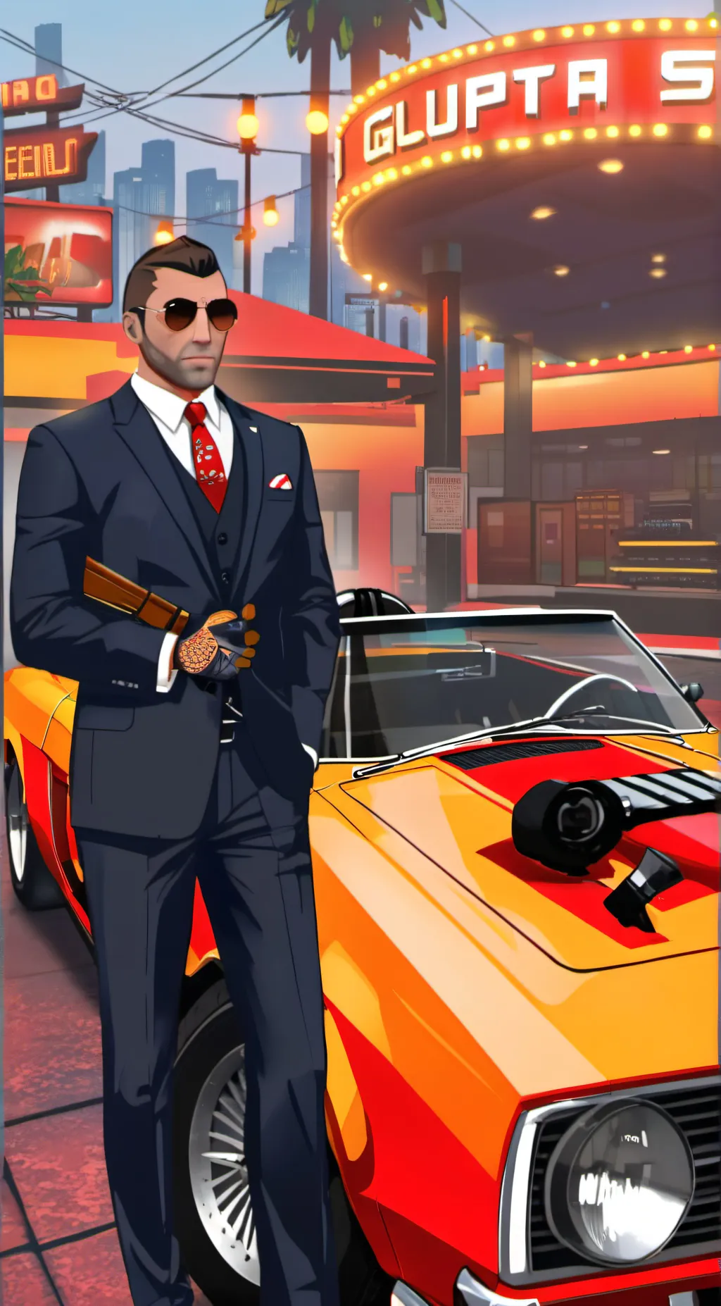 ai character: zed background