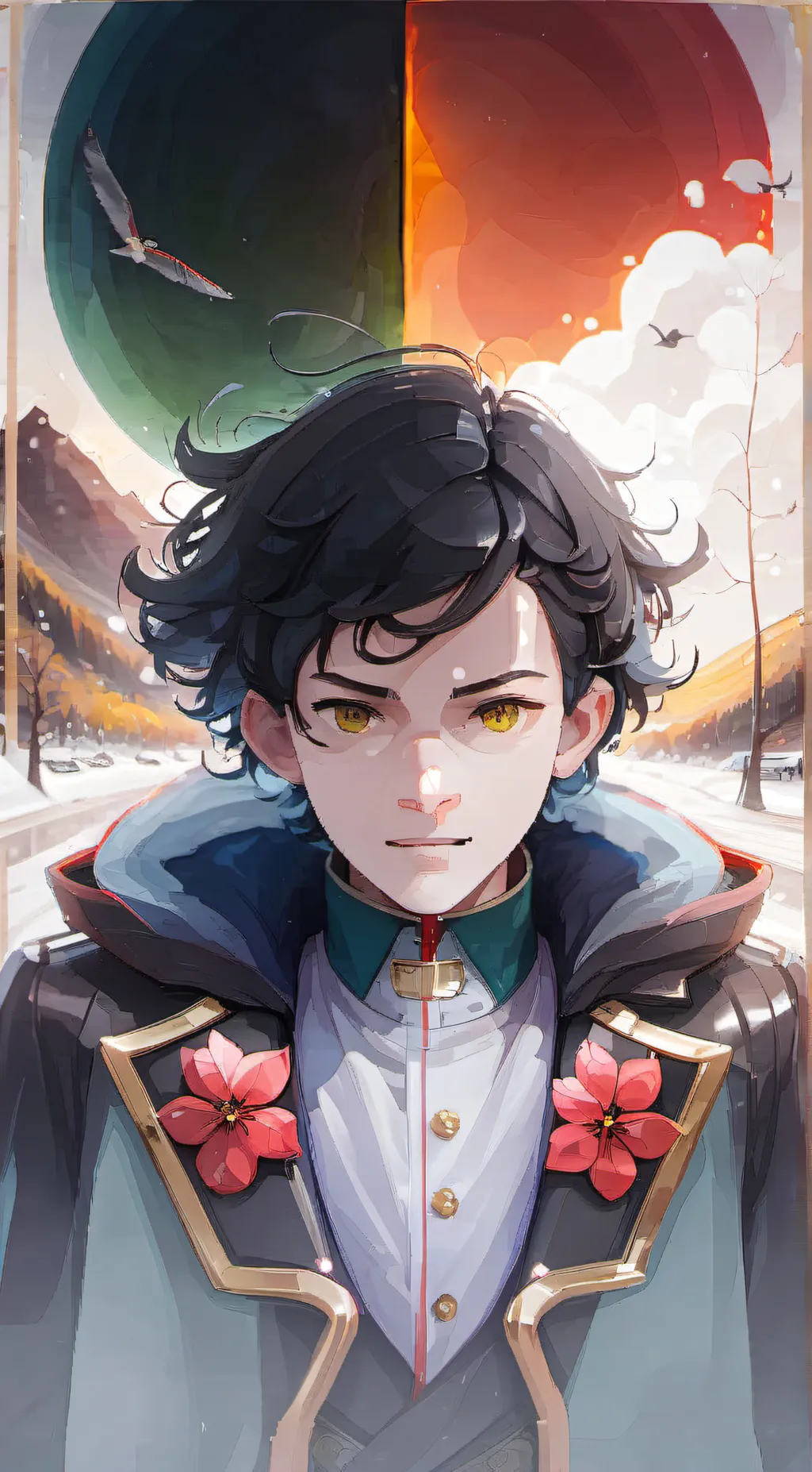 ai character: kaive  background