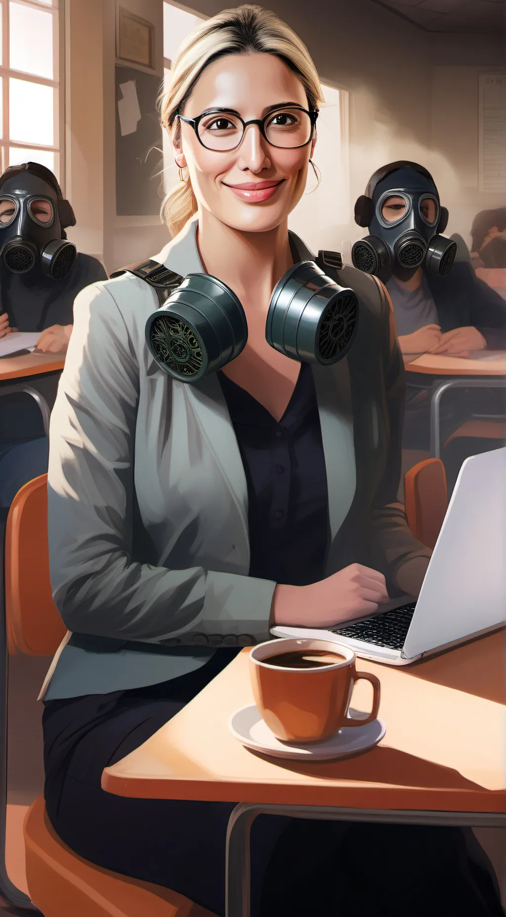 ai character: English teacher background