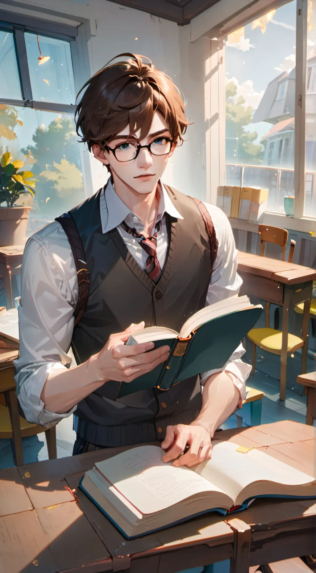 ai character: Ethan background