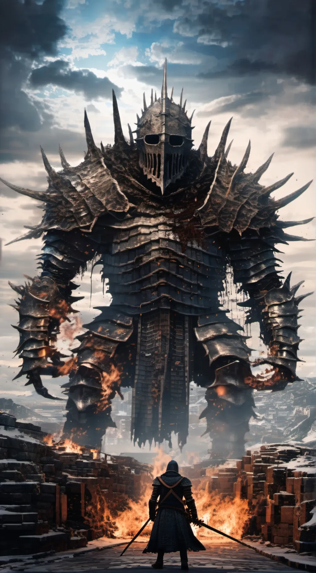 ai character: dark souls background