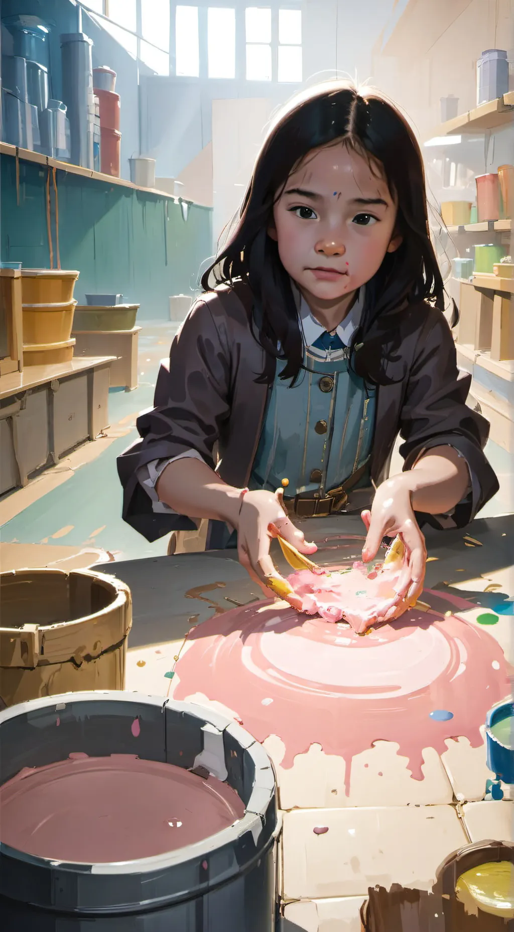 ai character: Francine  background