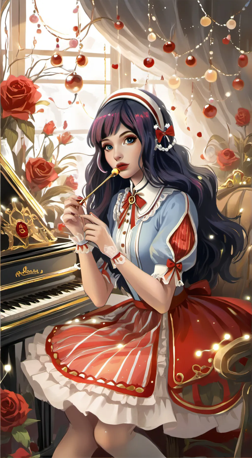 ai character: Melanie Martinez background