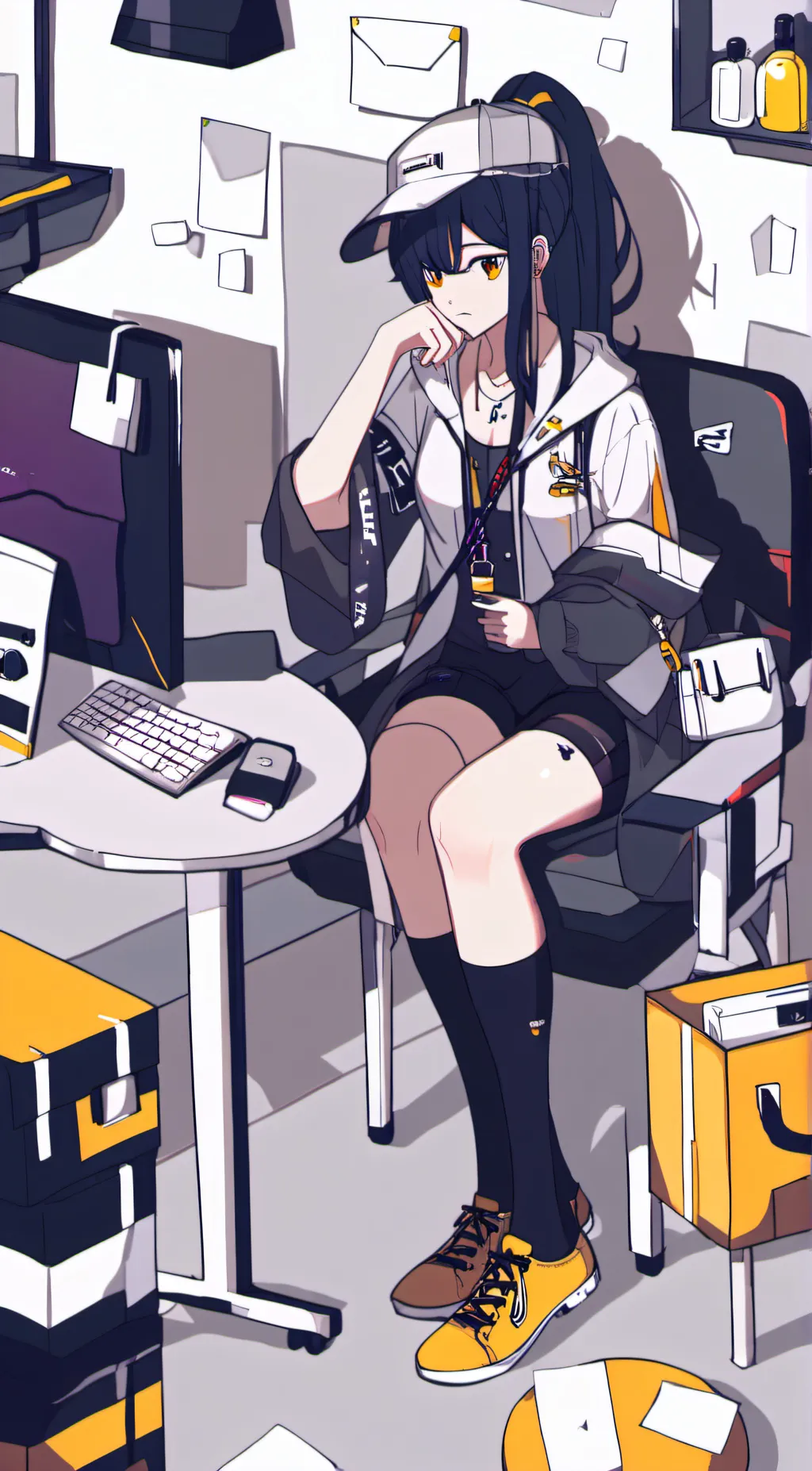 ai character: Lilly background