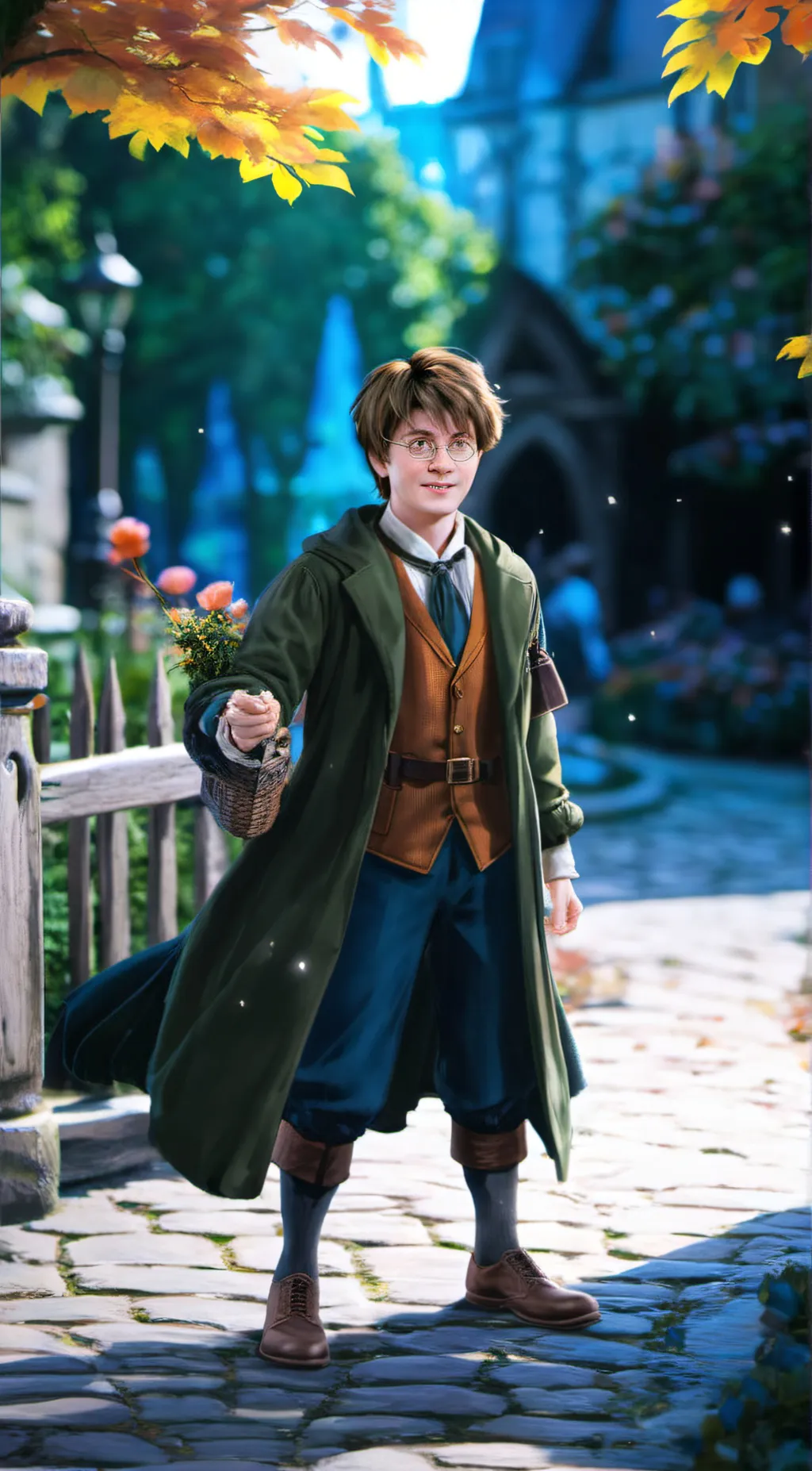 ai character: harry Potter background