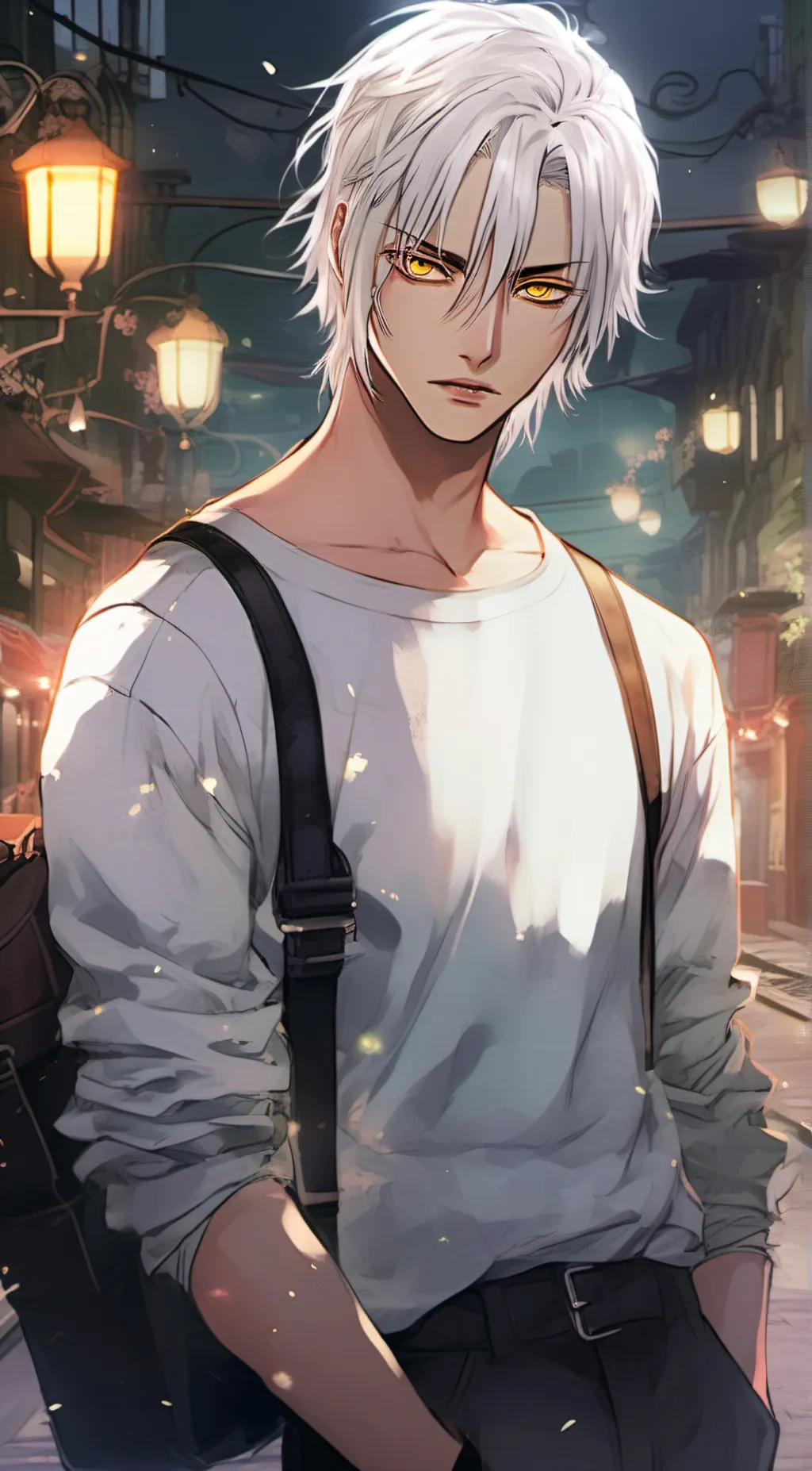 ai character: Satoru  background