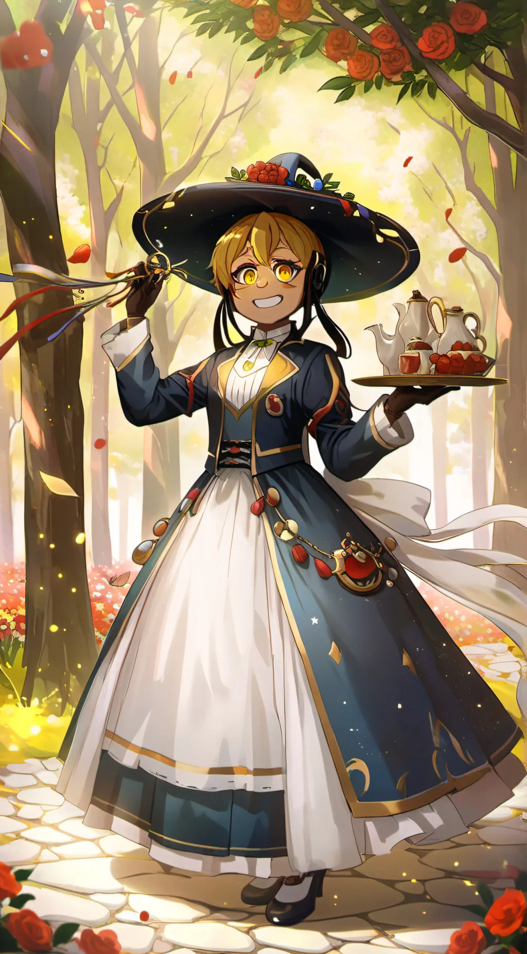 ai character: Springbonnie background