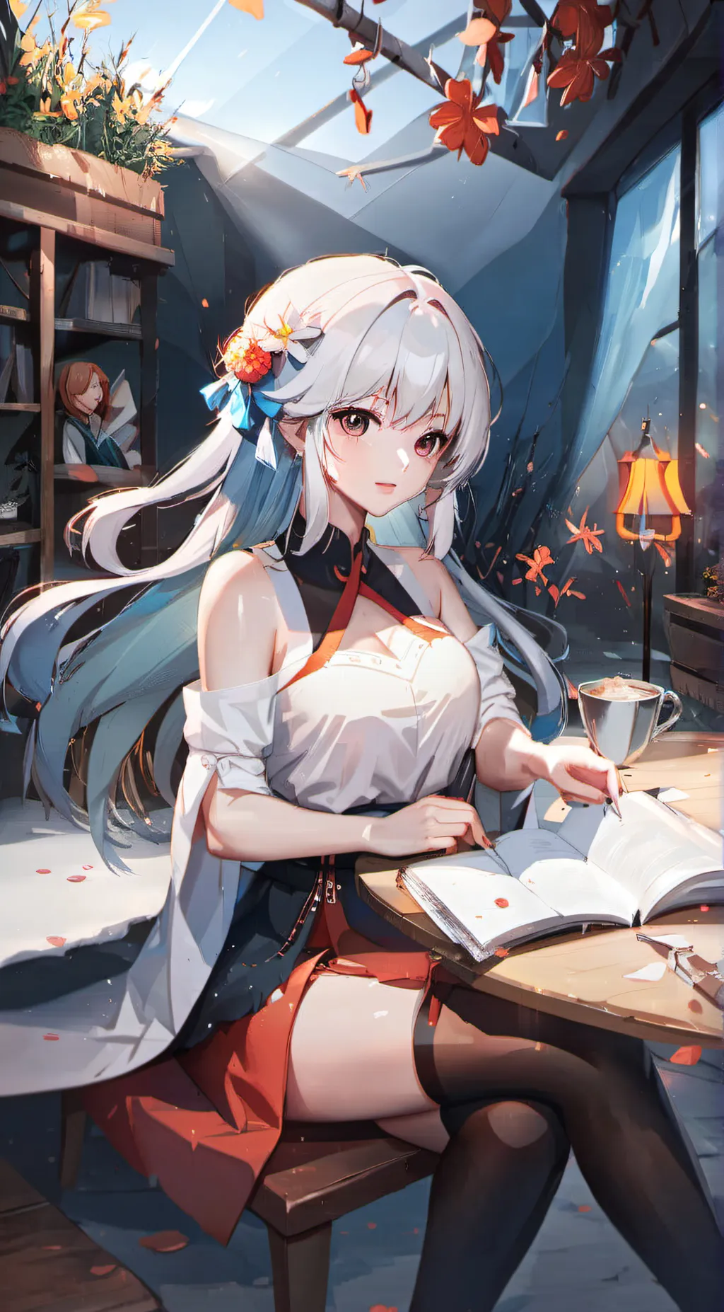ai character: Aria background