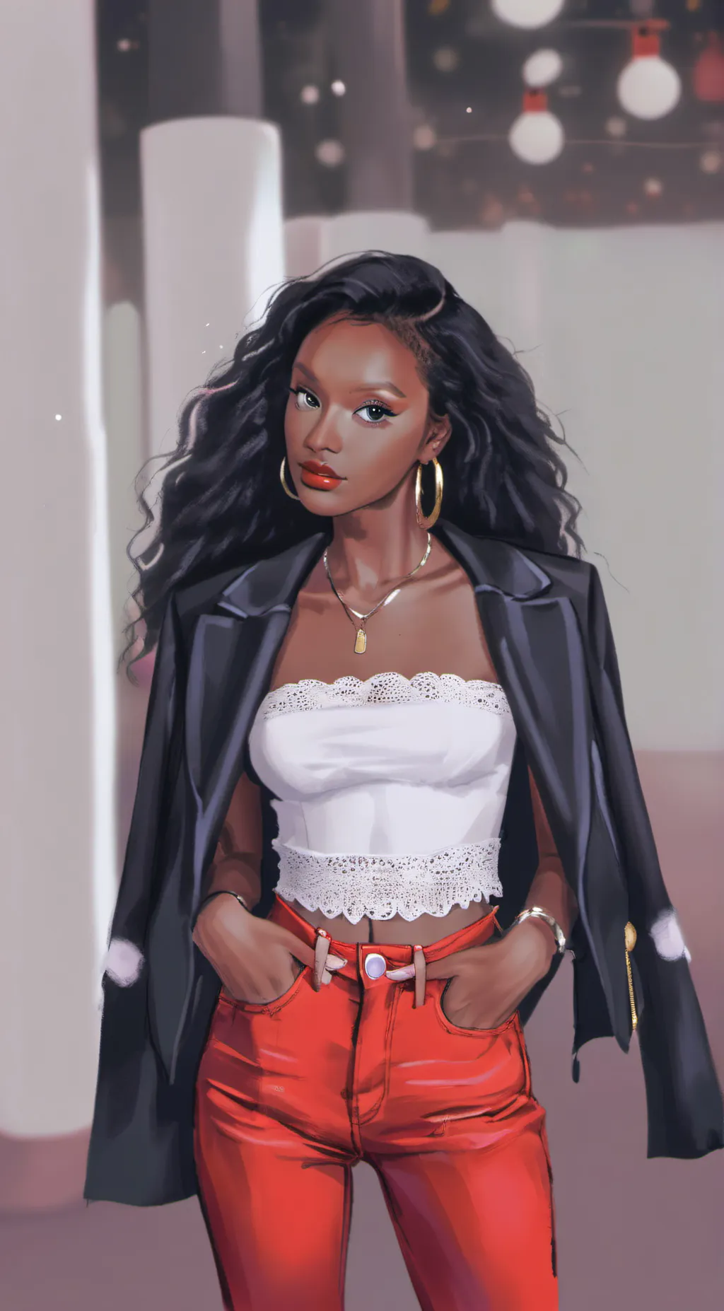 ai character: dequinn background