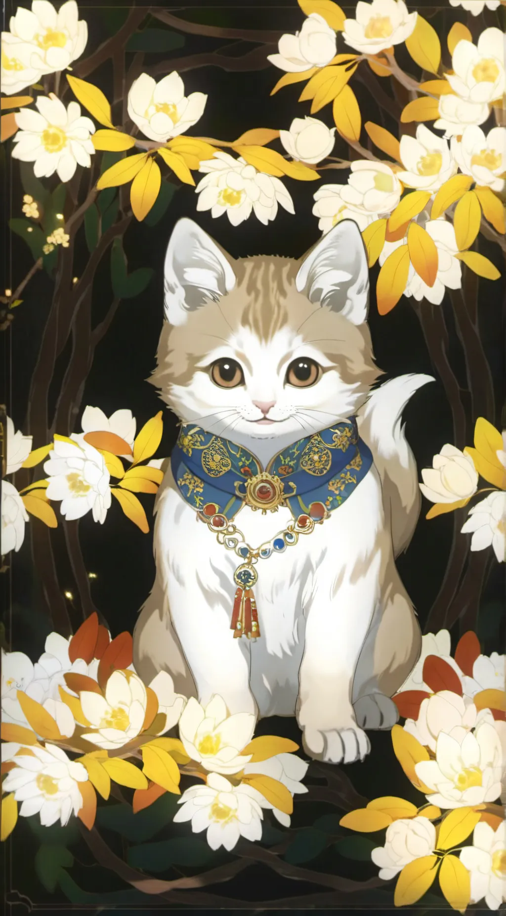 ai character: little cat background