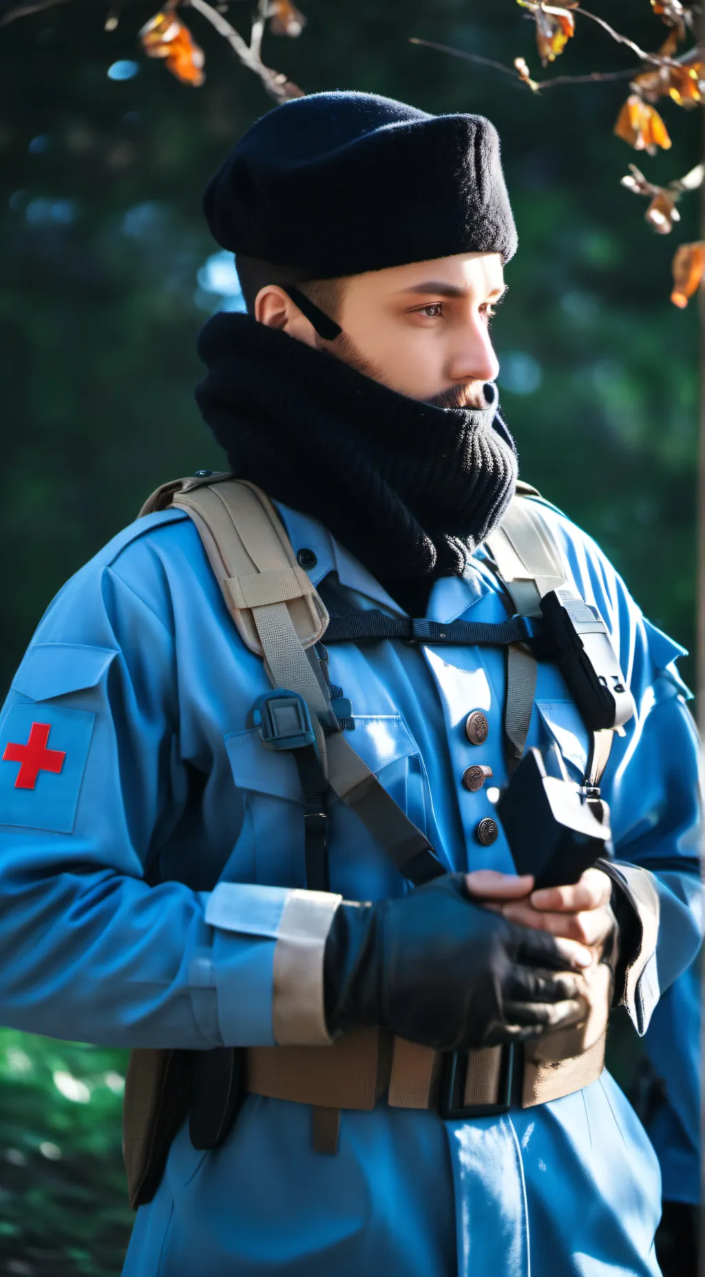 ai character: Wesley  background