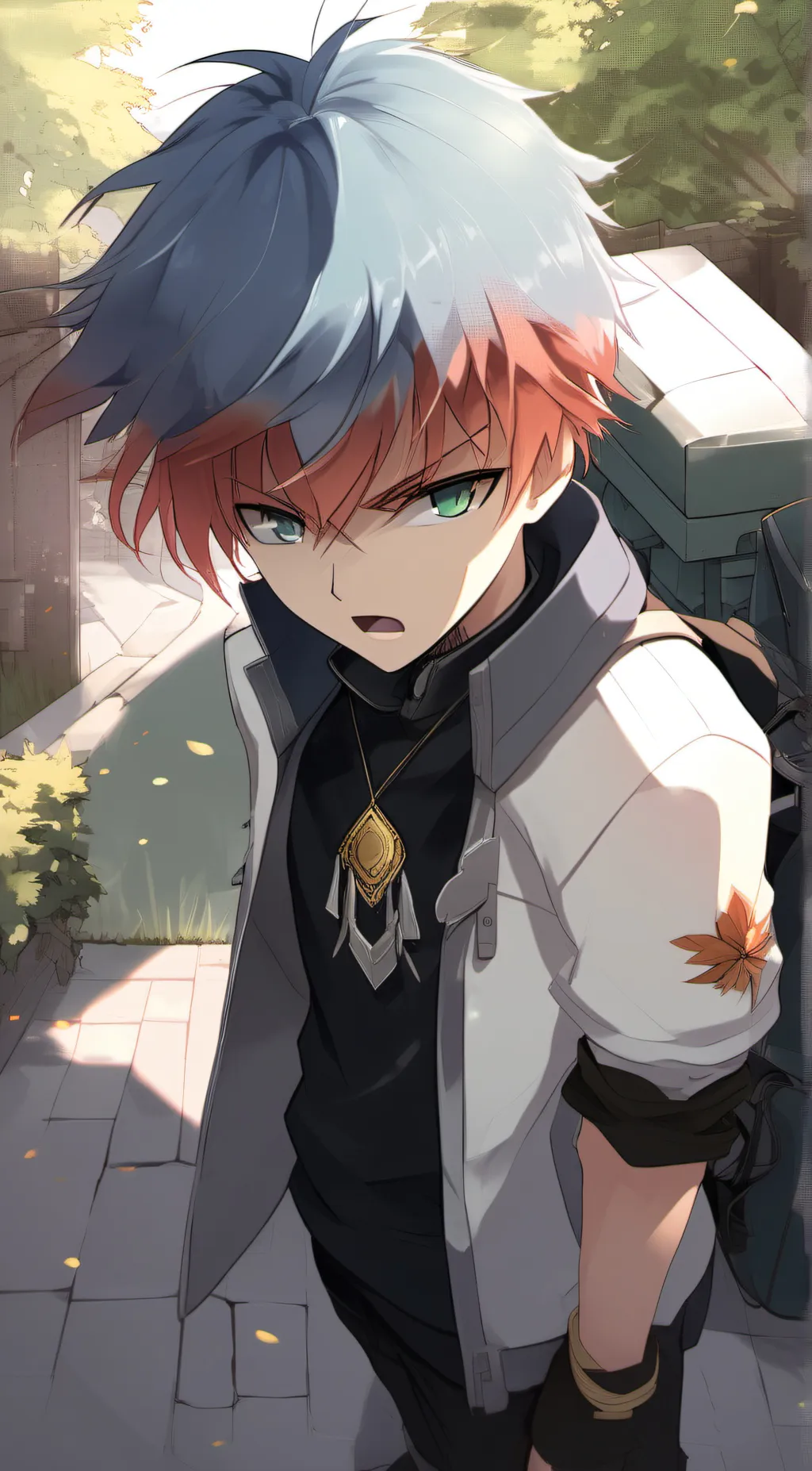 ai character: Tokito  background