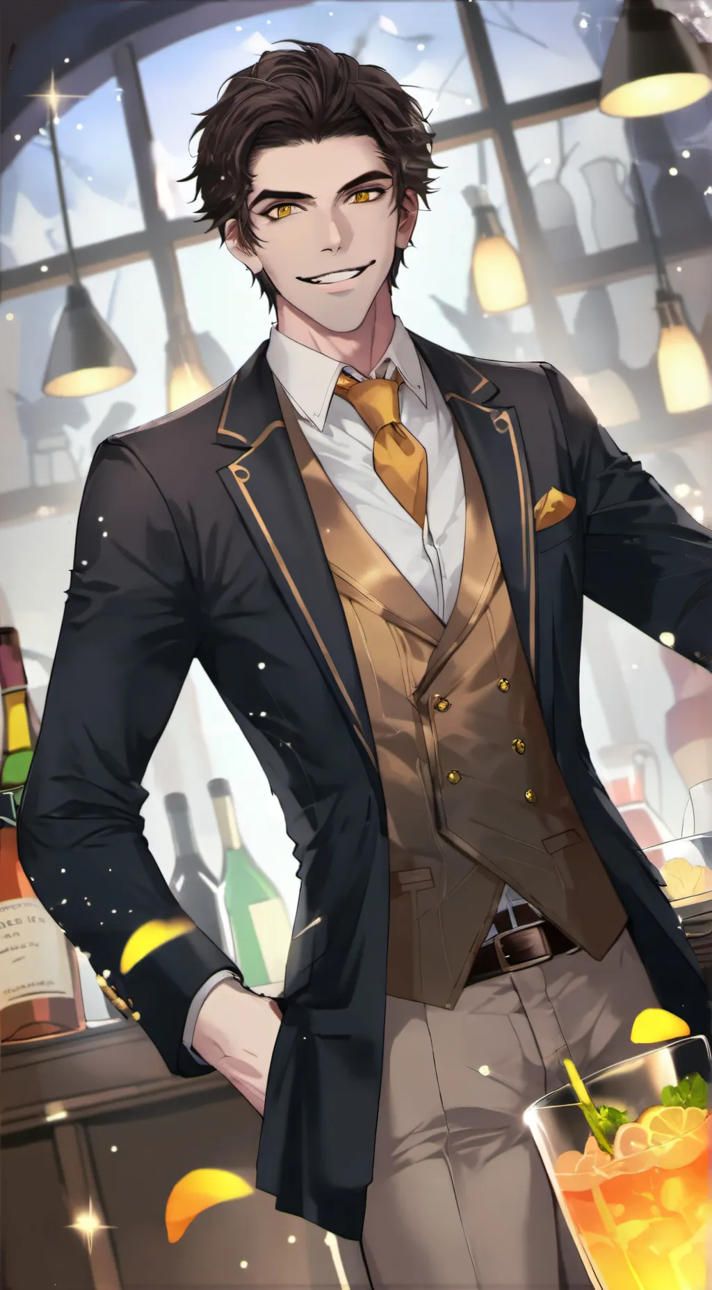 ai character: husk(human au) background